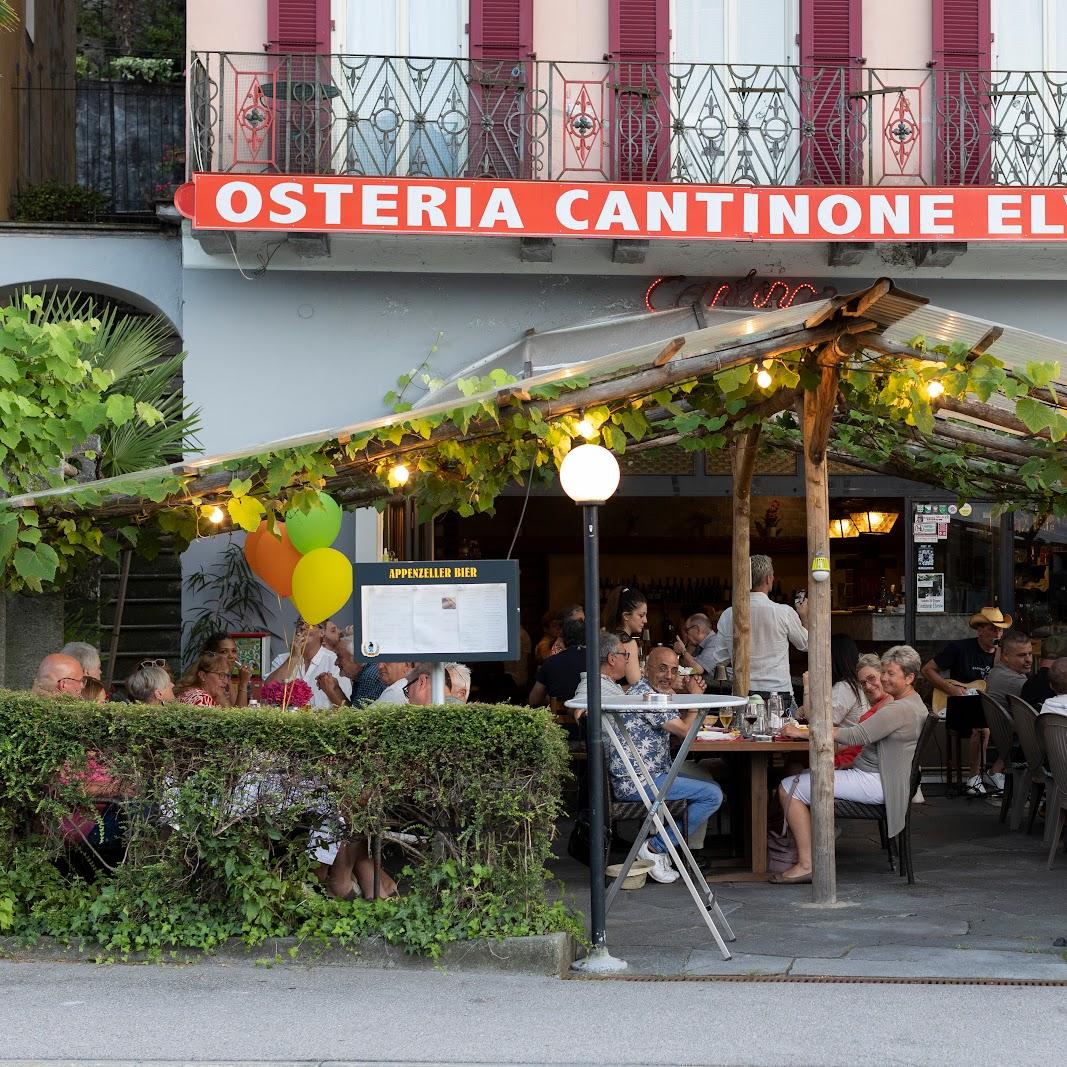 Restaurant "Osteria Cantinone Elvezia" in Gambarogno