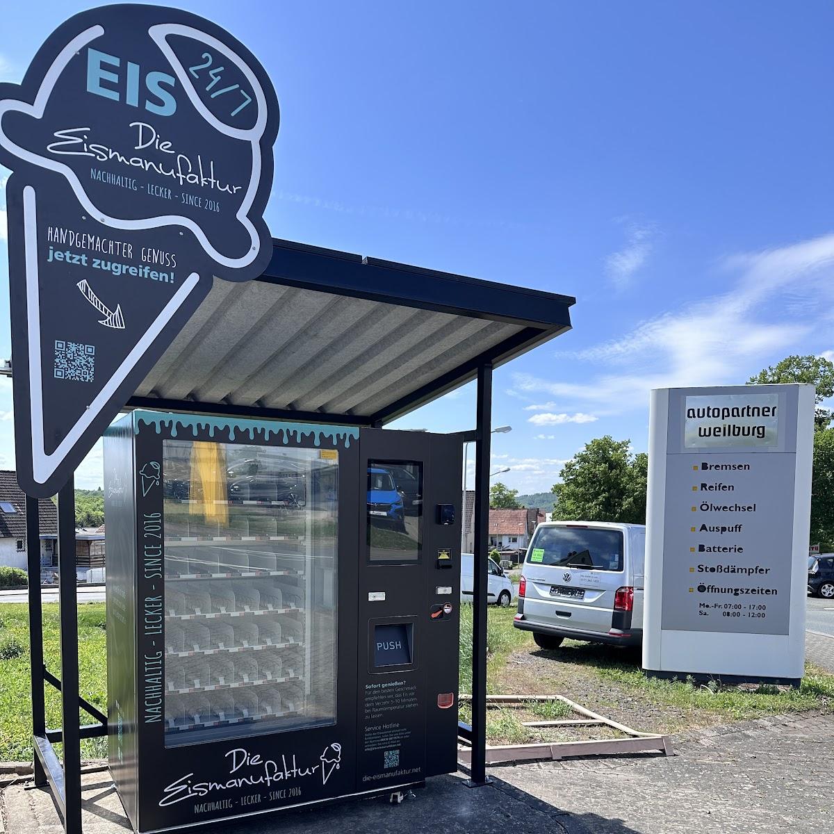 Restaurant "Eismanufaktur Niederbrechen Eisautomat 24-7" in Weilburg