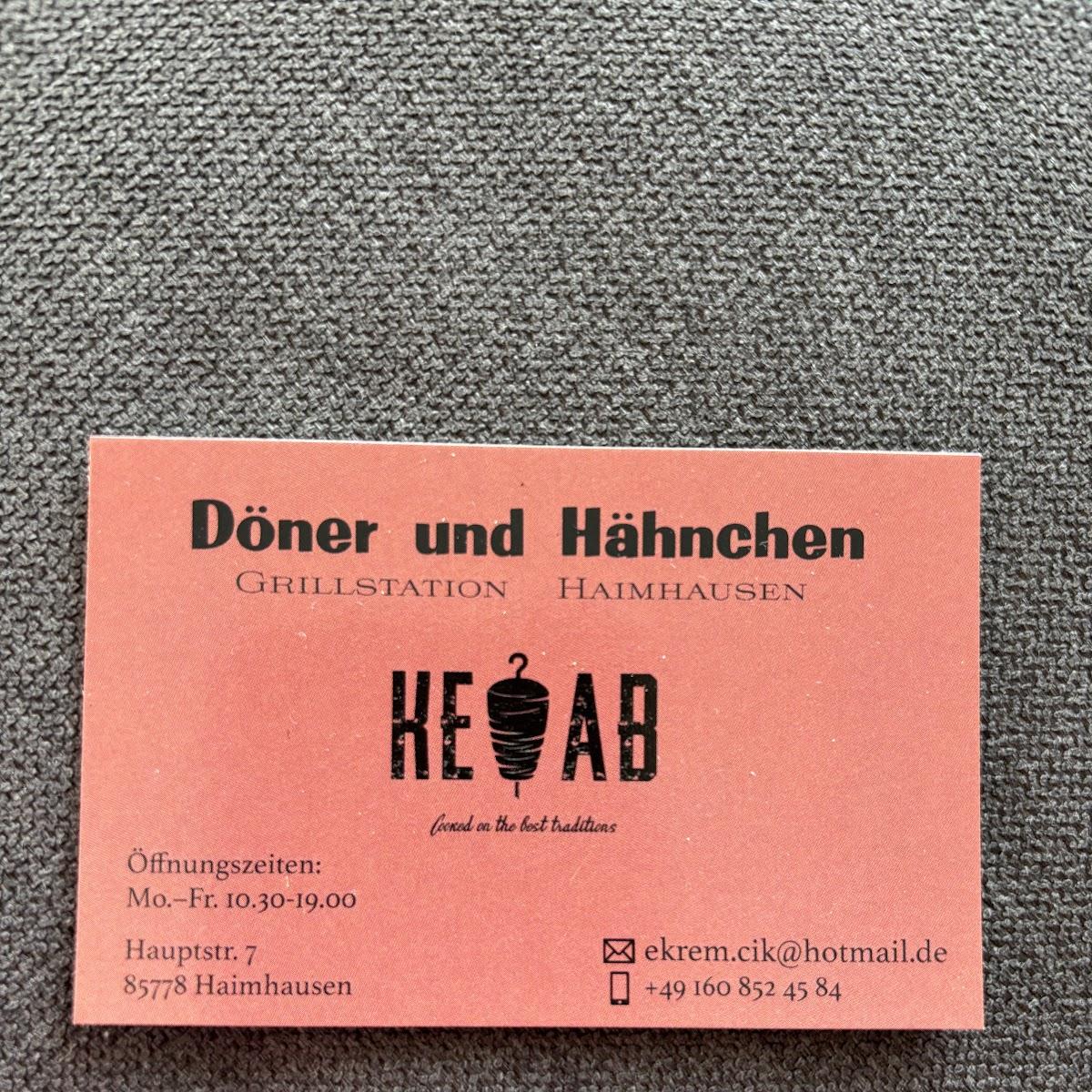 Restaurant "Döner und Hähnchen KEBAB" in Haimhausen