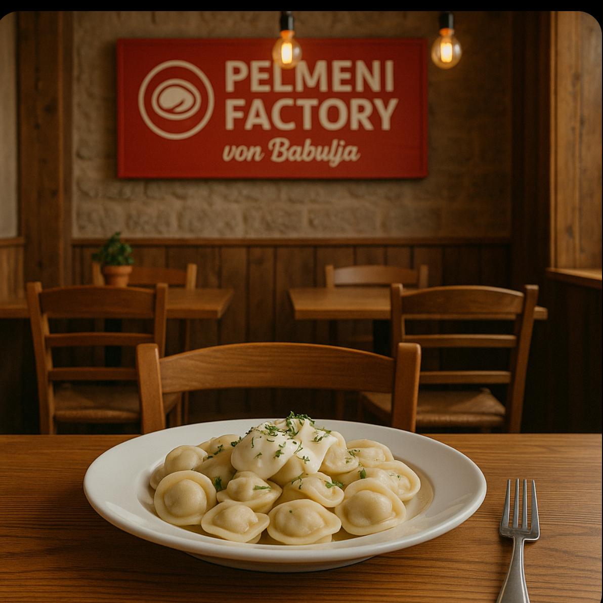 Restaurant "Pelmeni factory von Babulja" in Büttenhardt