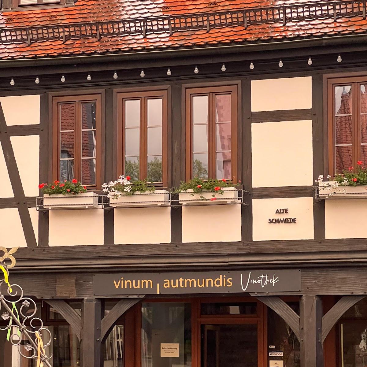 Restaurant "vinum autmundis Vinothek" in Michelstadt