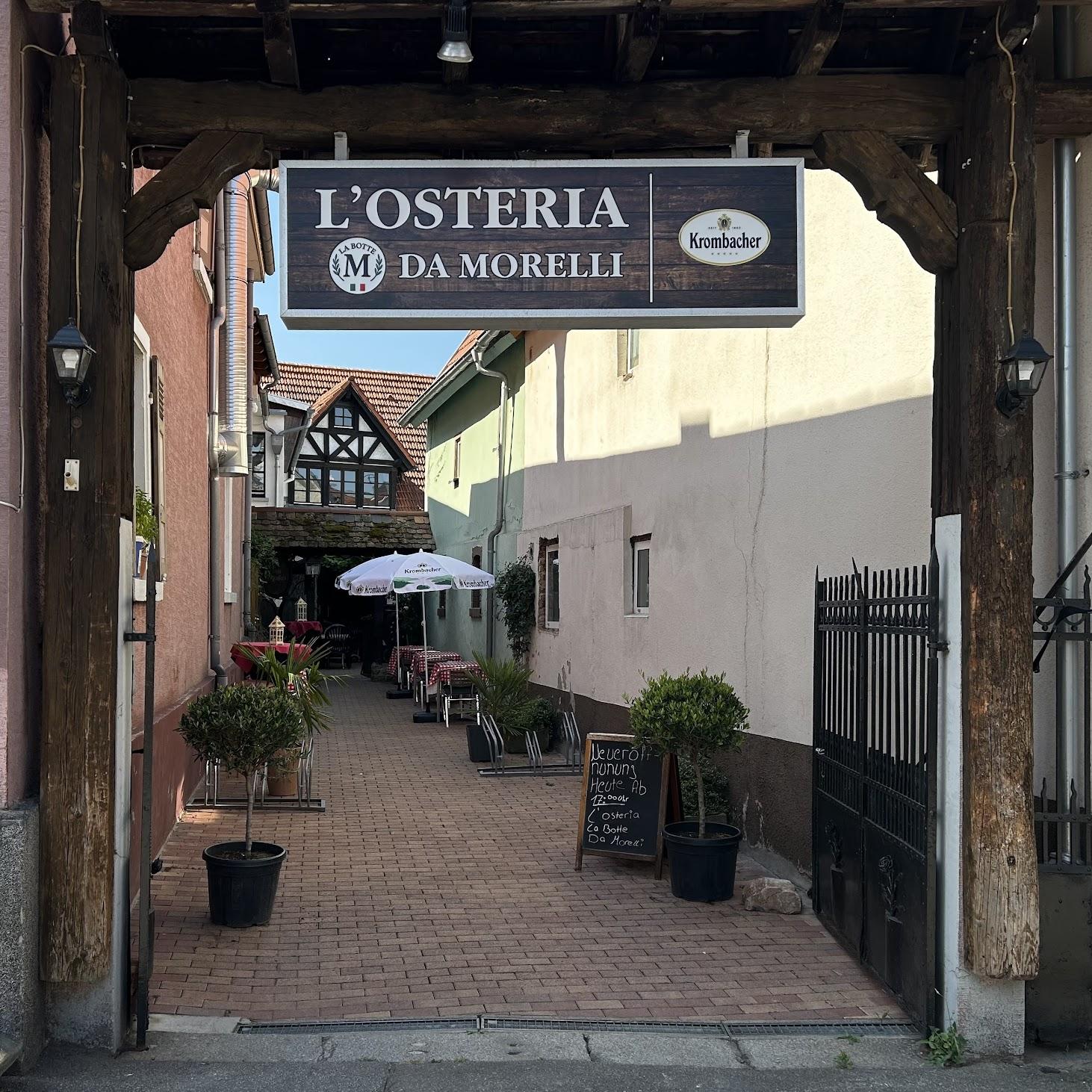 Restaurant "L’Osteria La Botte Da Morelli" in Hemsbach