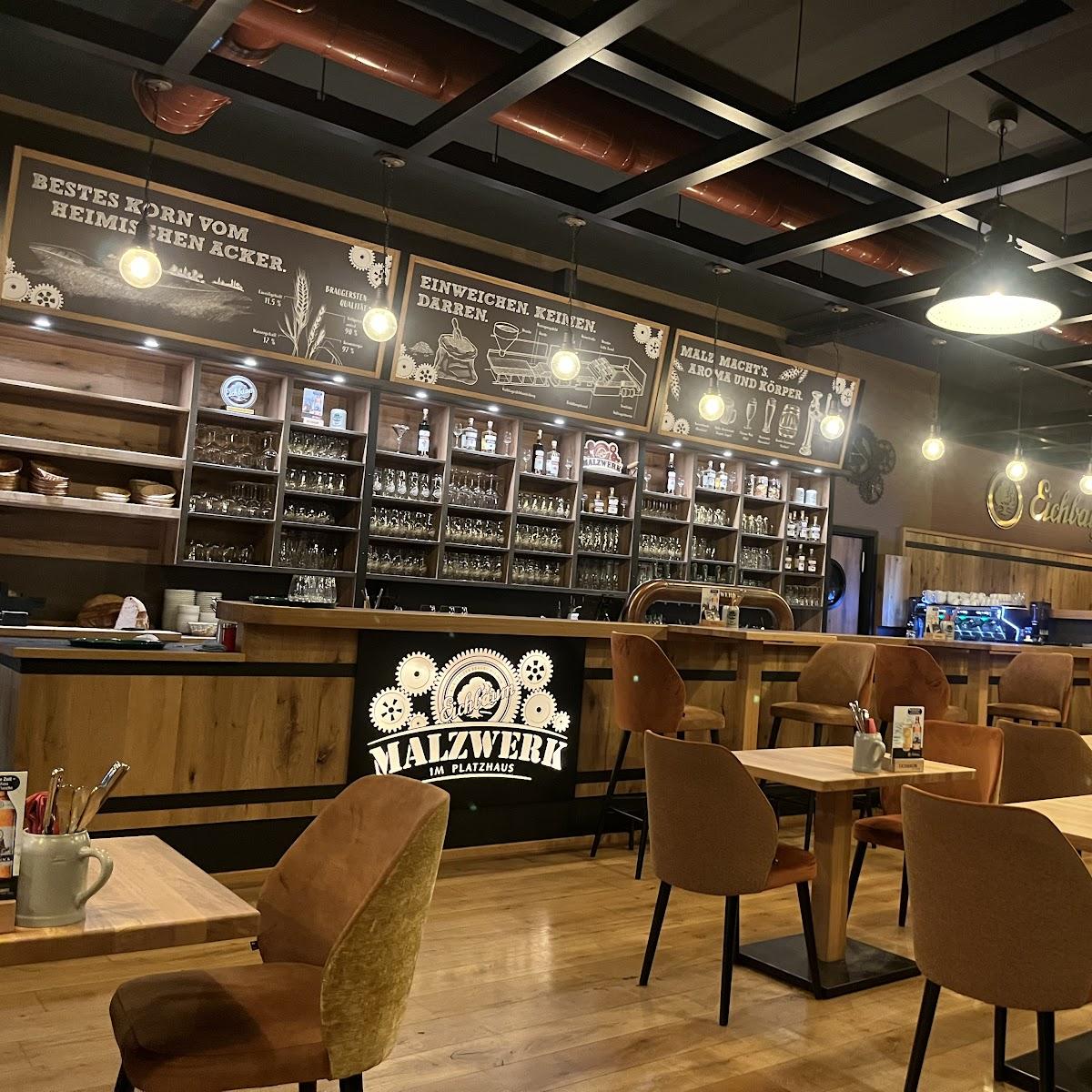 Restaurant "Eichbaum Malzwerk im Platzhaus" in Mannheim