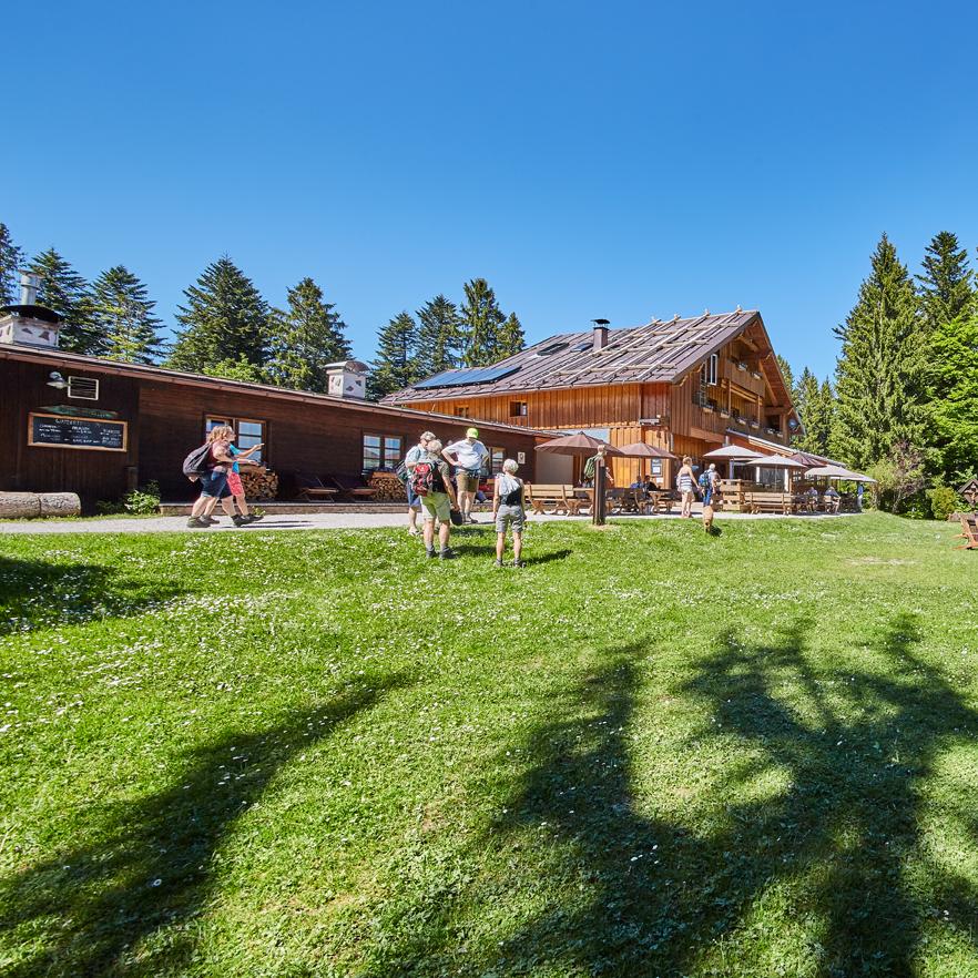 Restaurant "Almbad Huberspitz" in Hausham