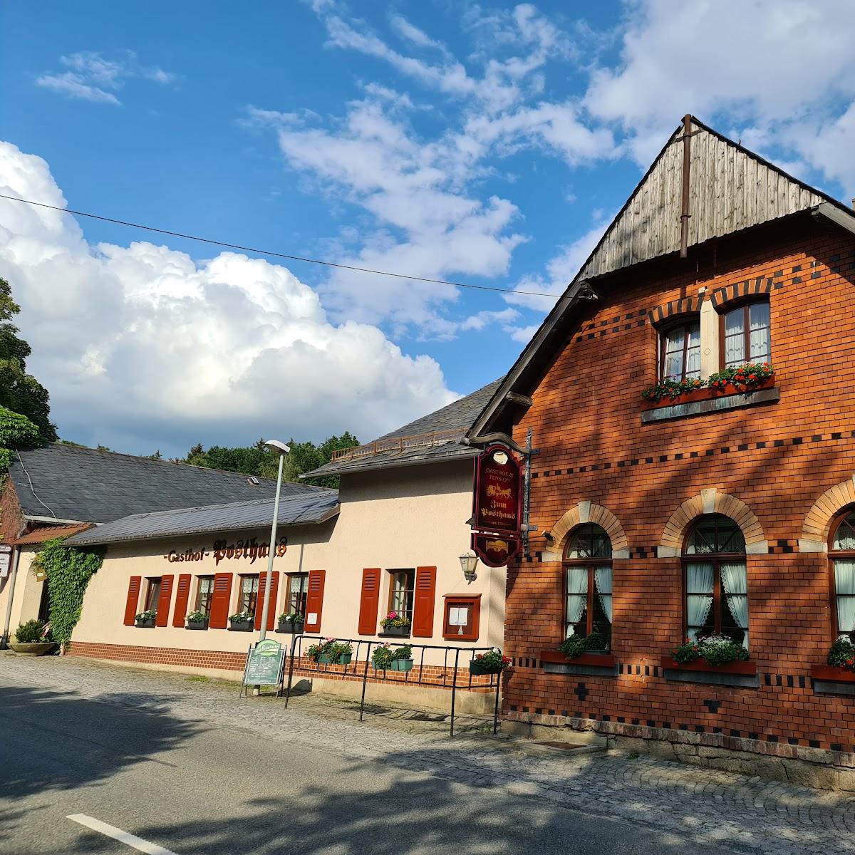 Restaurant "Landgasthof  Zum Posthaus " in Pöhl