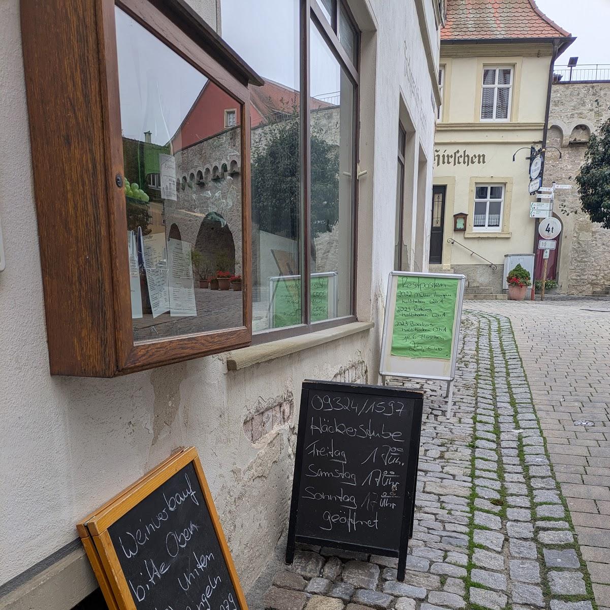 Restaurant "Häckerstube" in Dettelbach