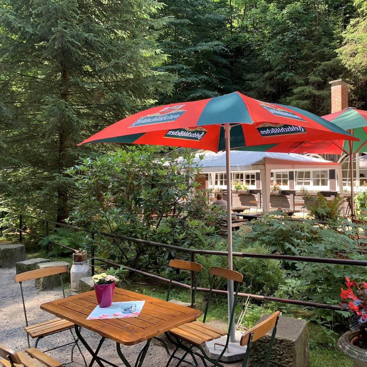 Restaurant "Gasthaus Waldidylle" in Lohmen