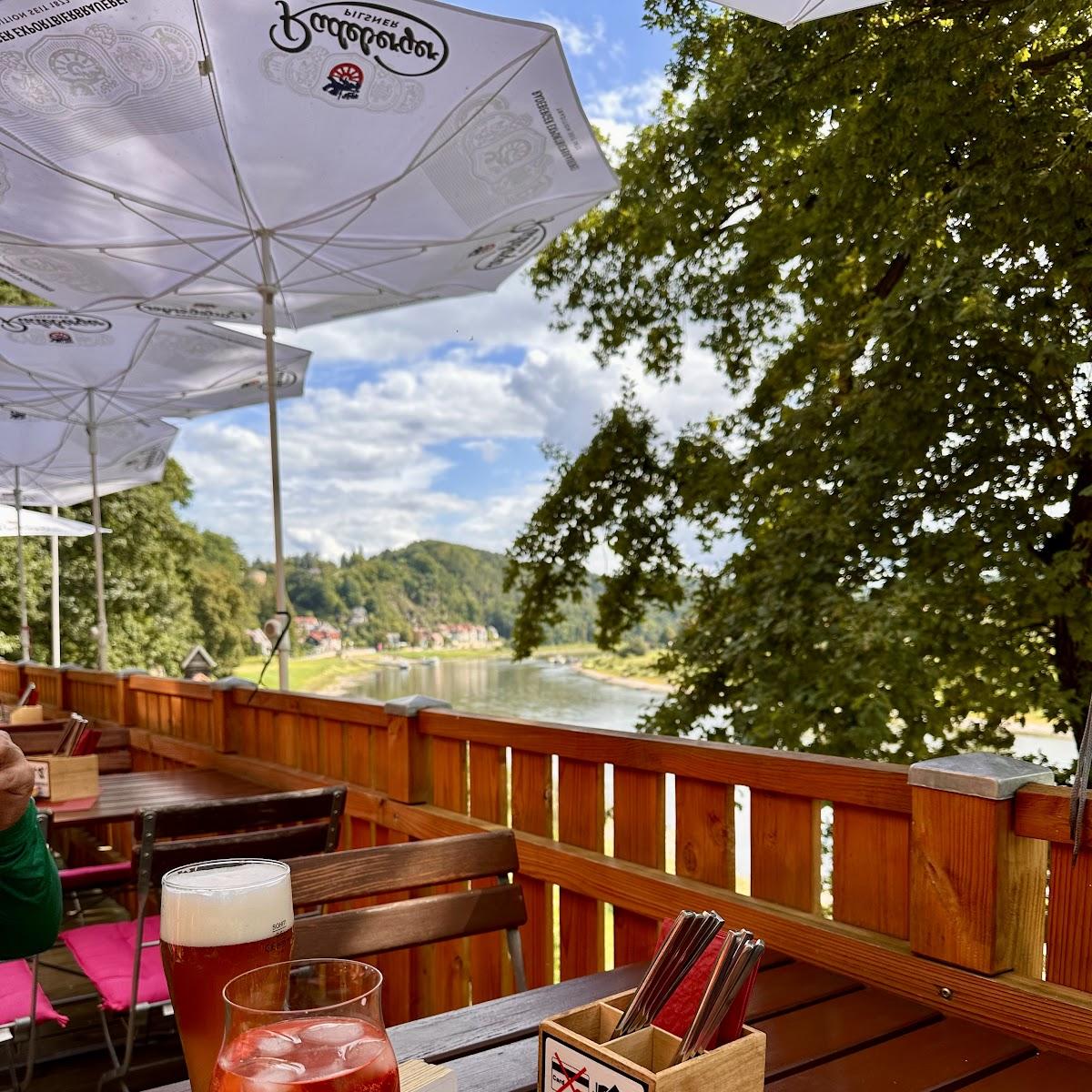 Restaurant "Café am Hirschgrund" in Rathen