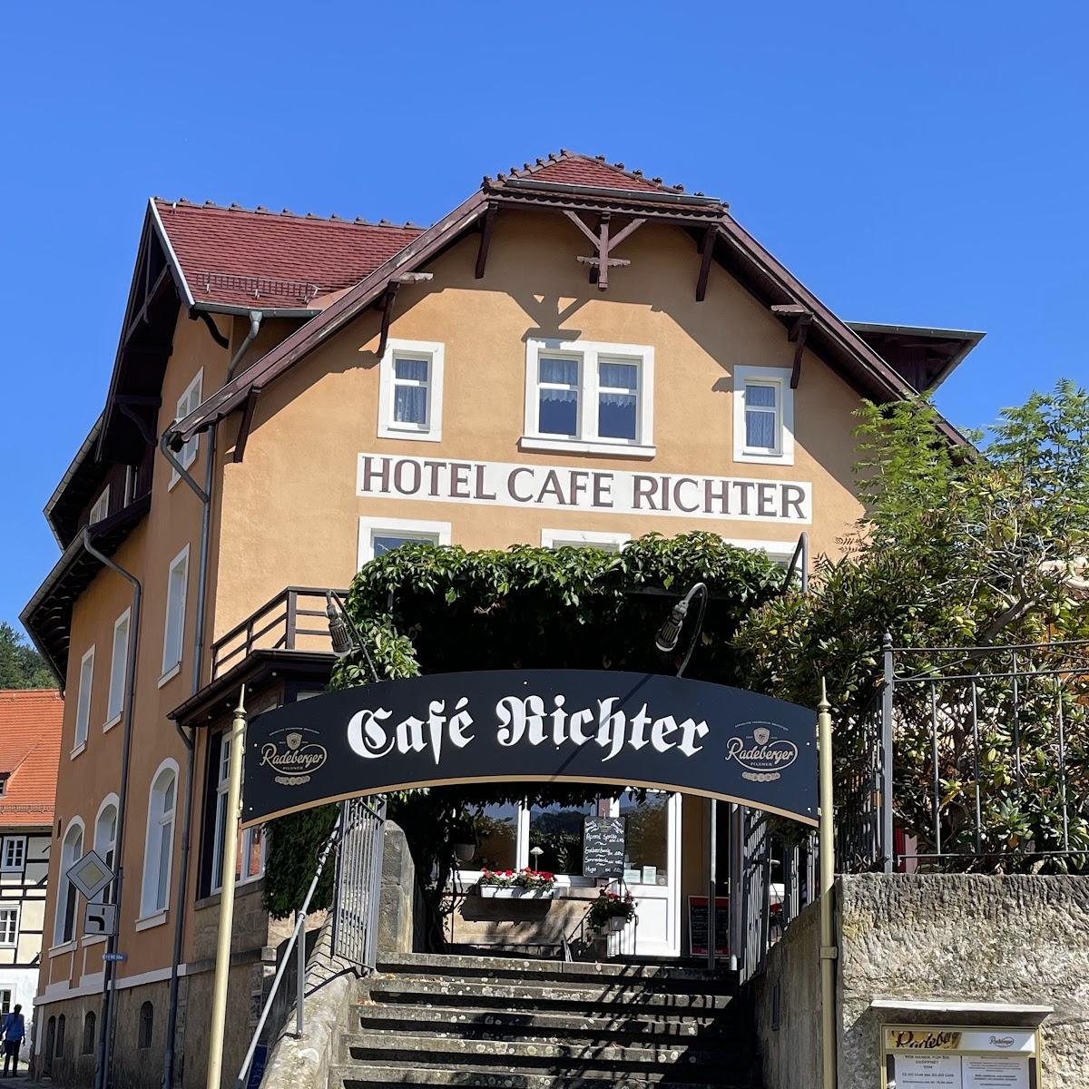 Restaurant "Hotel und Cafe Richter" in Stadt Wehlen