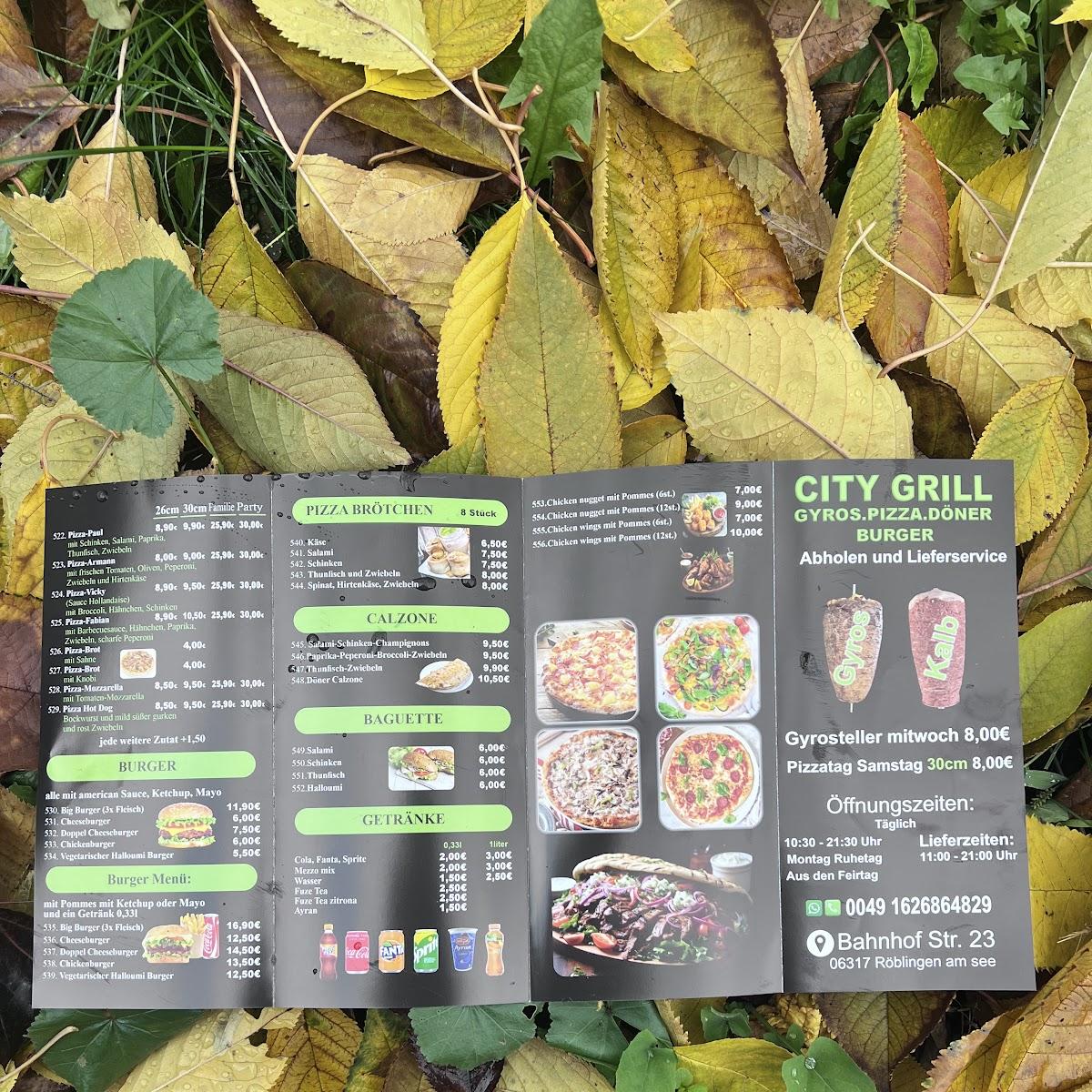 Restaurant "City Grill" in Seegebiet Mansfelder Land