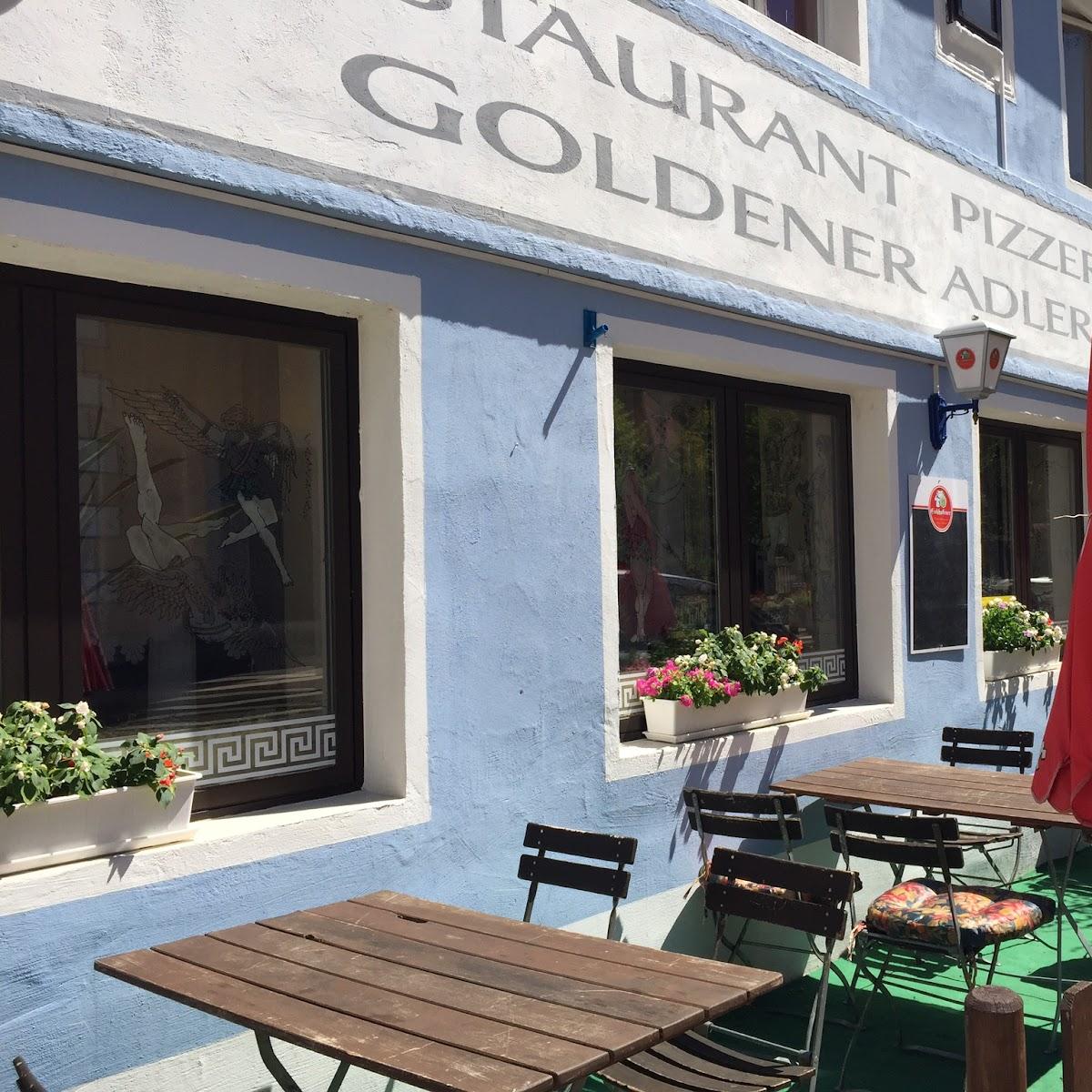 Restaurant "Restaurant-Pizzeria-Goldener Adler -essen +trinken" in Hohenfels