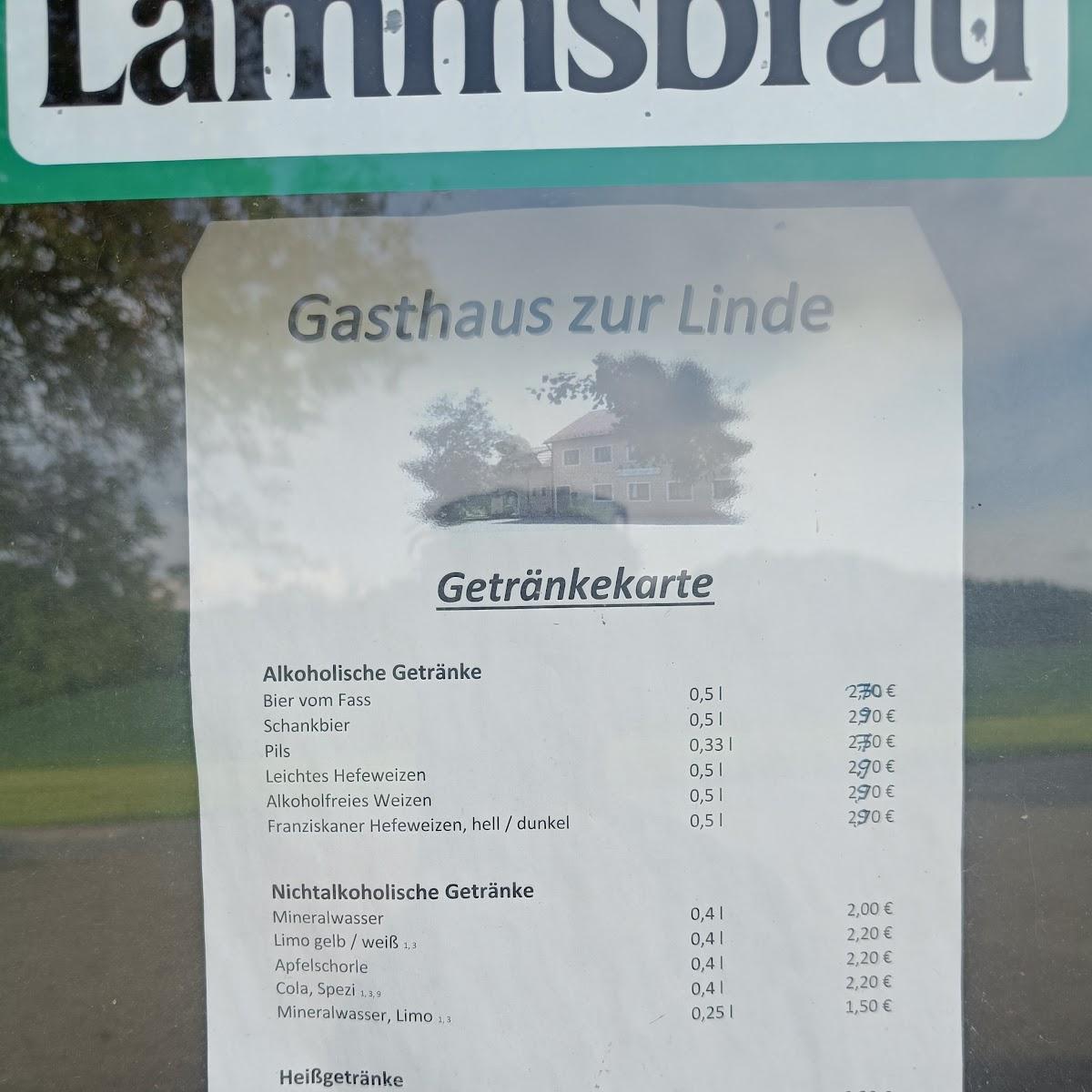 Restaurant "Gasthaus Zur Linde" in Hohenfels