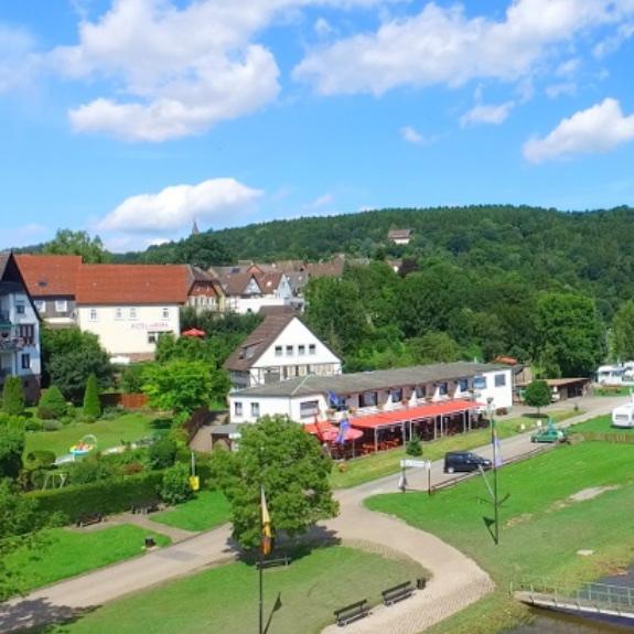 Restaurant "Campingplatz Weserterrassen" in Polle