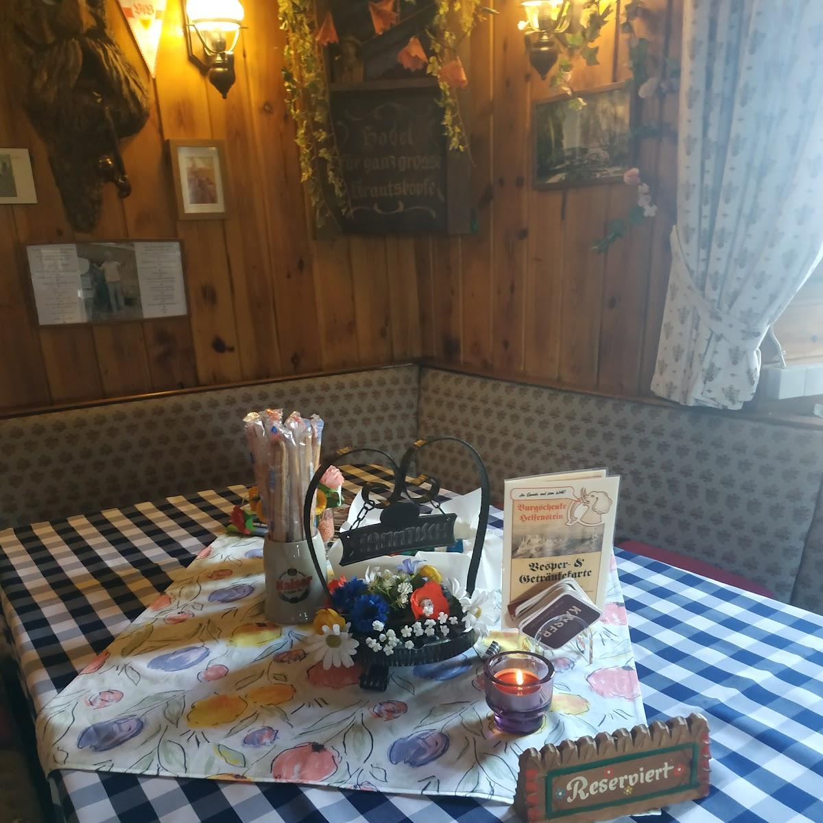 Restaurant "Burgschenke Helfenstein" in Geislingen an der Steige