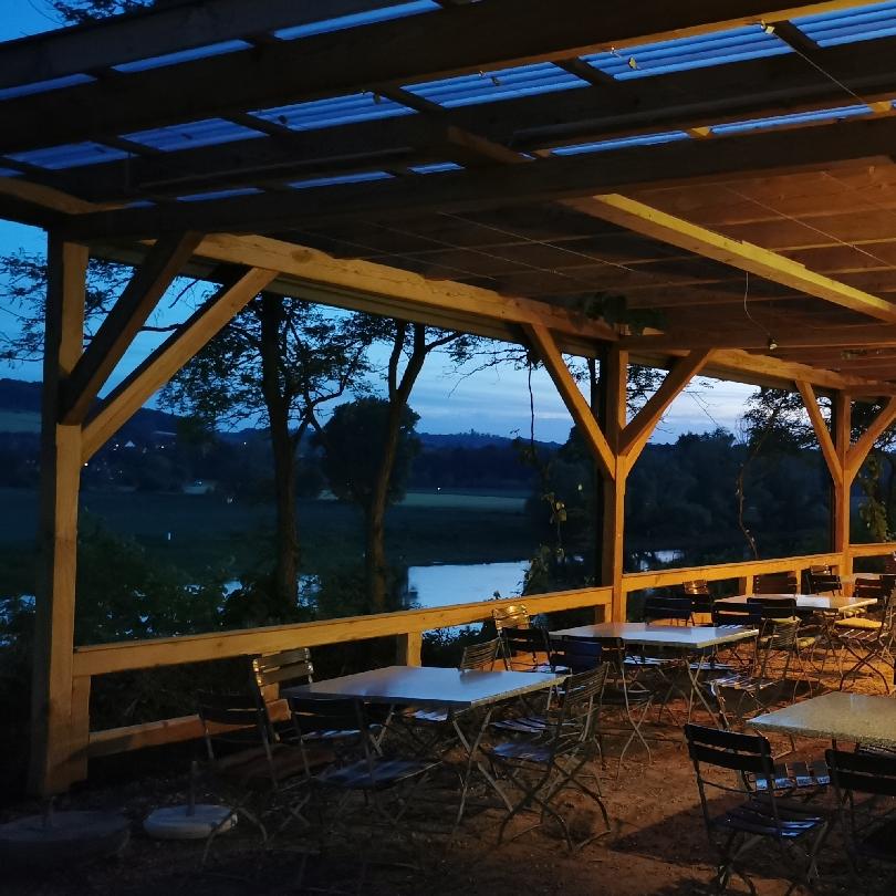 Restaurant "Skopis Elbgarten" in Coswig