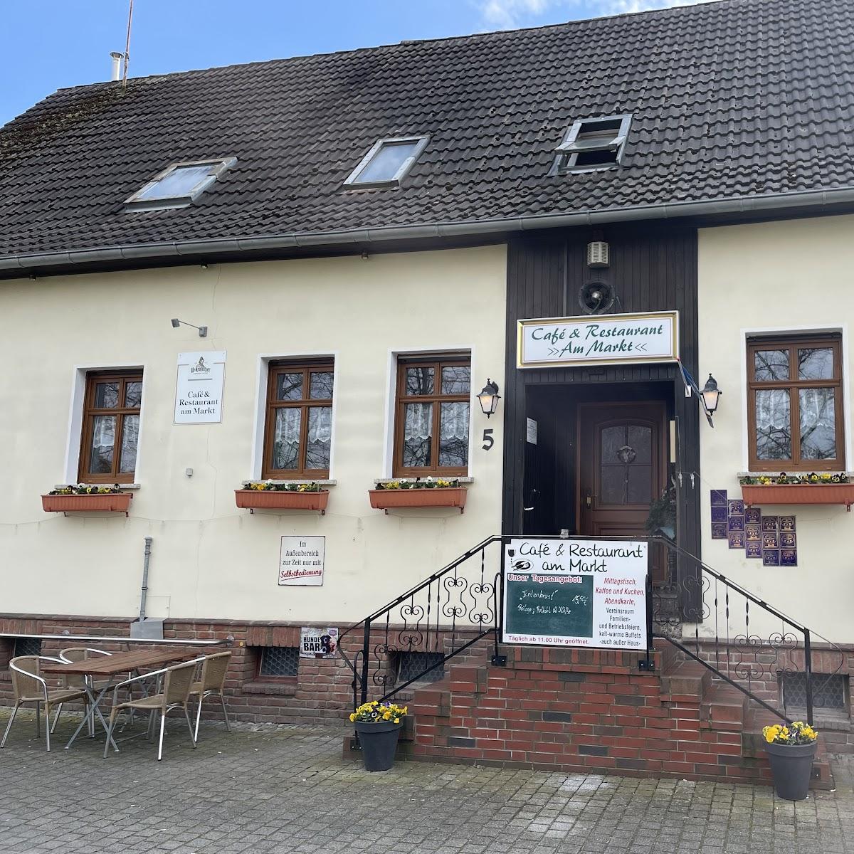 Restaurant "Cafe am Markt" in Oranienbaum-Wörlitz