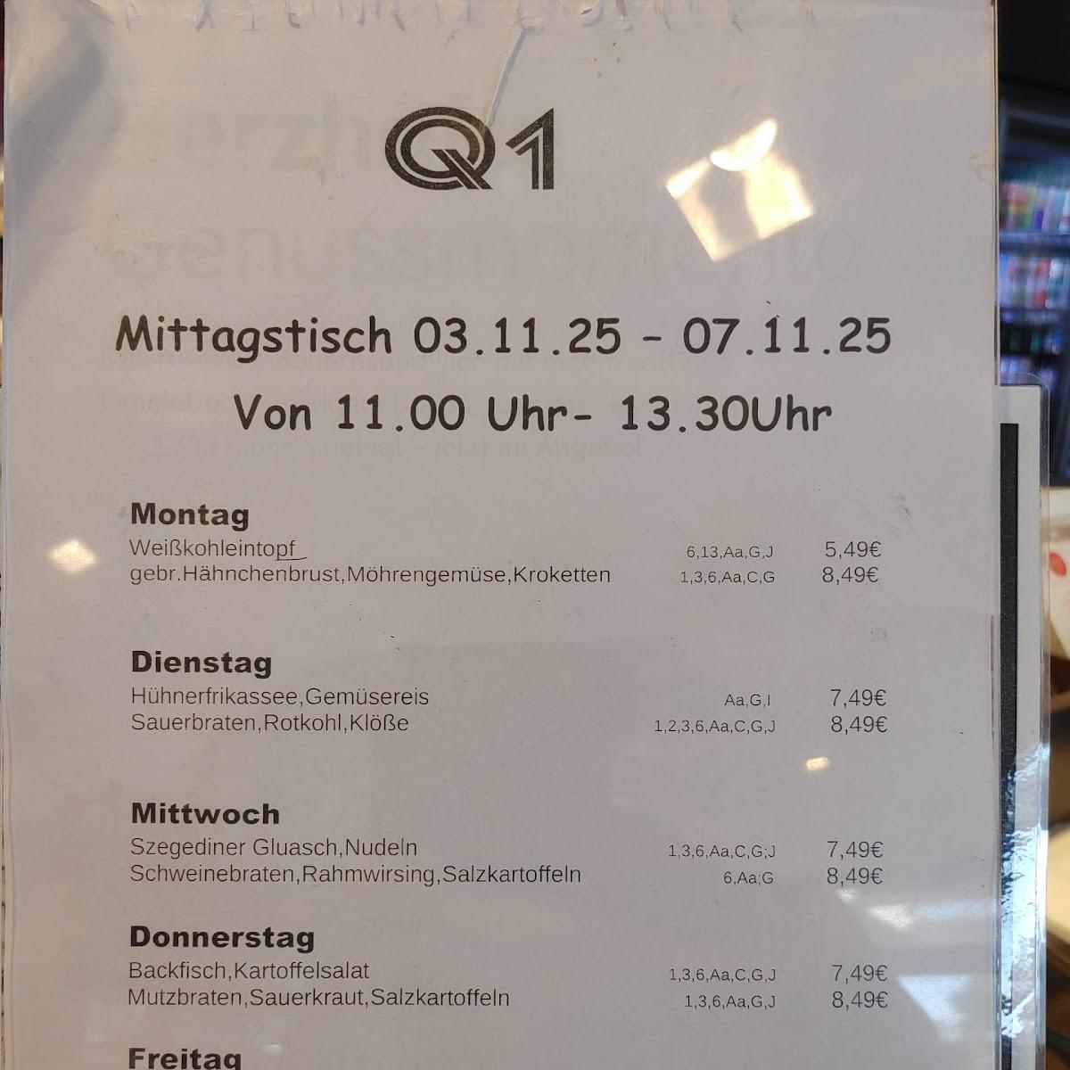 Restaurant "Q1 Mittagstisch" in Oranienbaum-Wörlitz