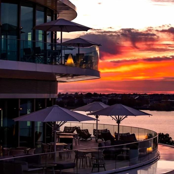 Restaurant "Lakeside" in Hamburg
