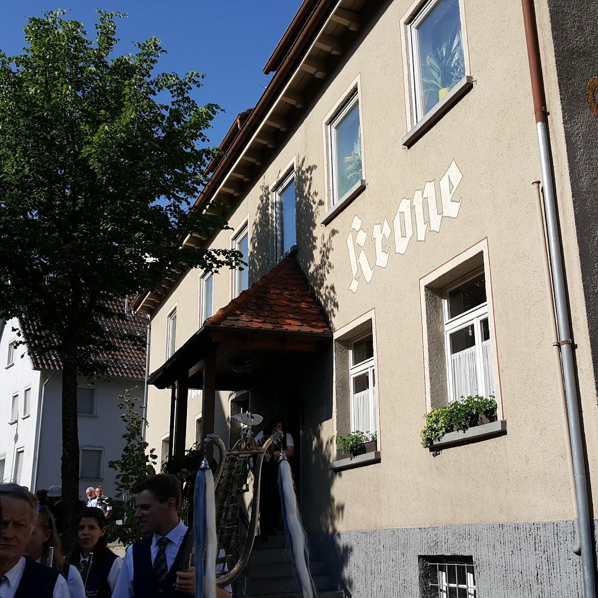 Restaurant "Gasthaus Krone" in Obernheim