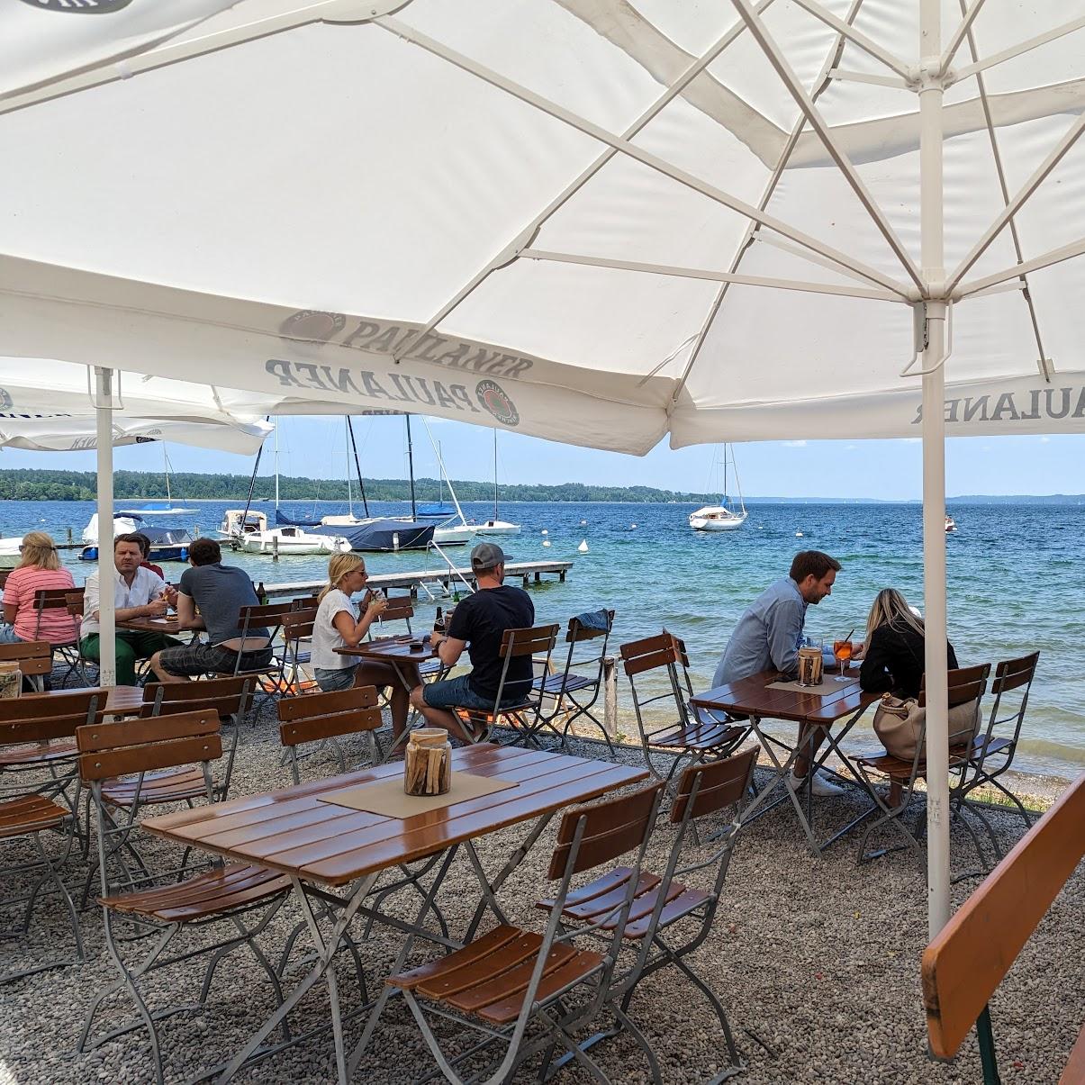 Restaurant "Würmsee Stüberl - Biergarten direkt am See" in Seeshaupt