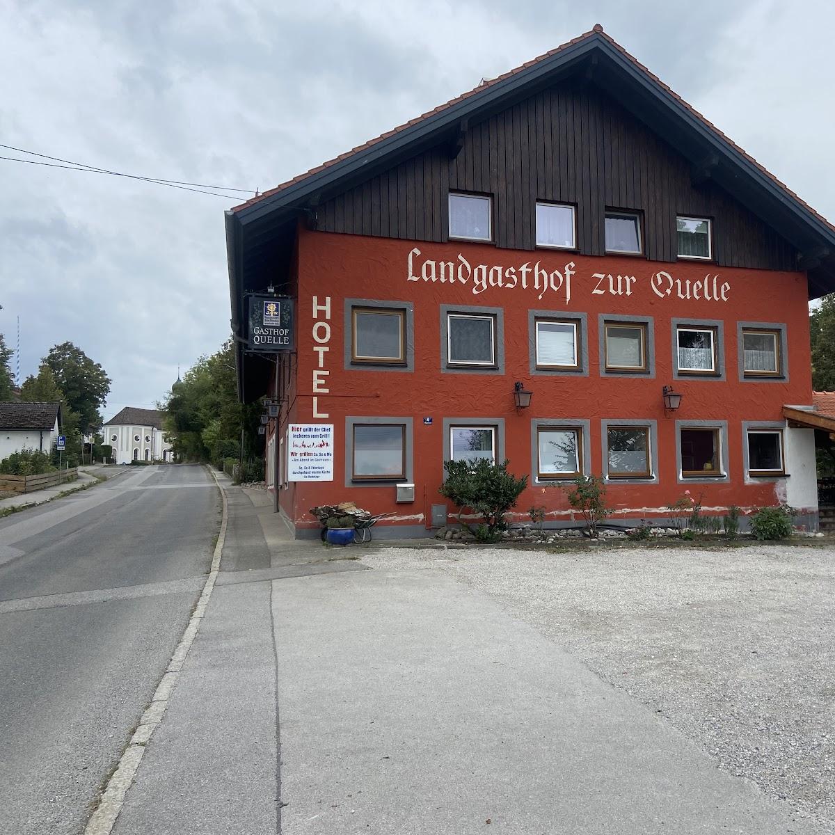Restaurant "Landgasthof  Zur Quelle " in Seeshaupt