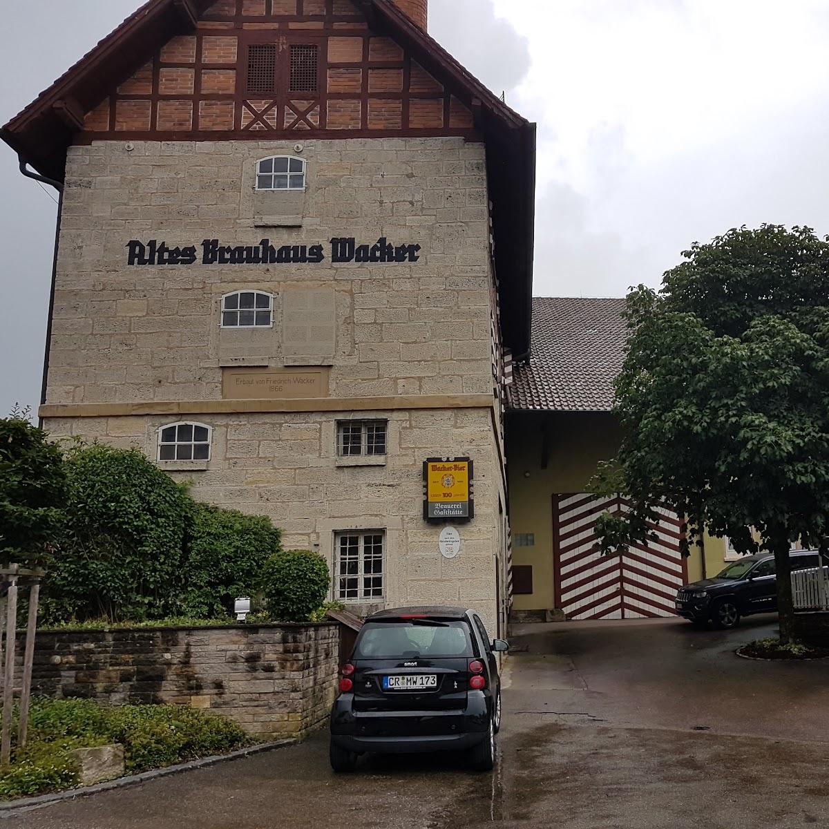 Restaurant "Brauerei Gasthof Wacker" in Satteldorf