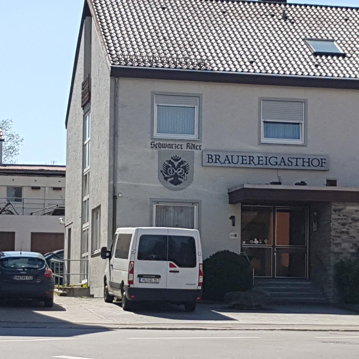 Restaurant "Brauereigaststätte Schwarzer Adler" in Wallhausen