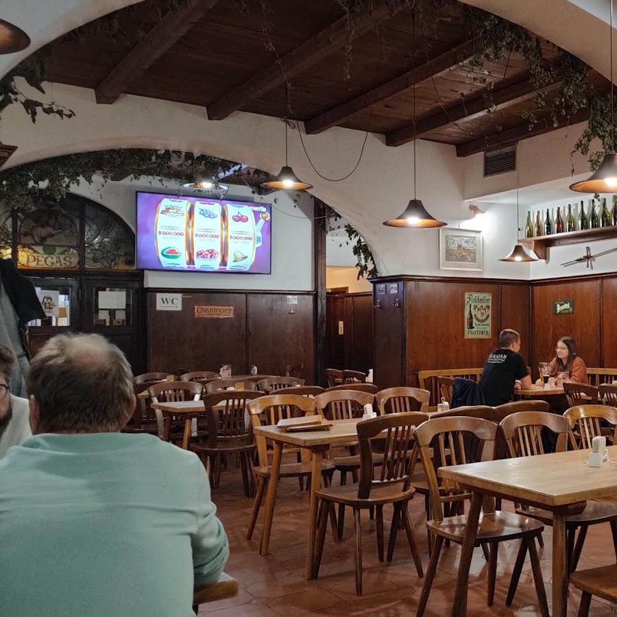 Restaurant "Pivnice Pegas Jakubská" in Brünn
