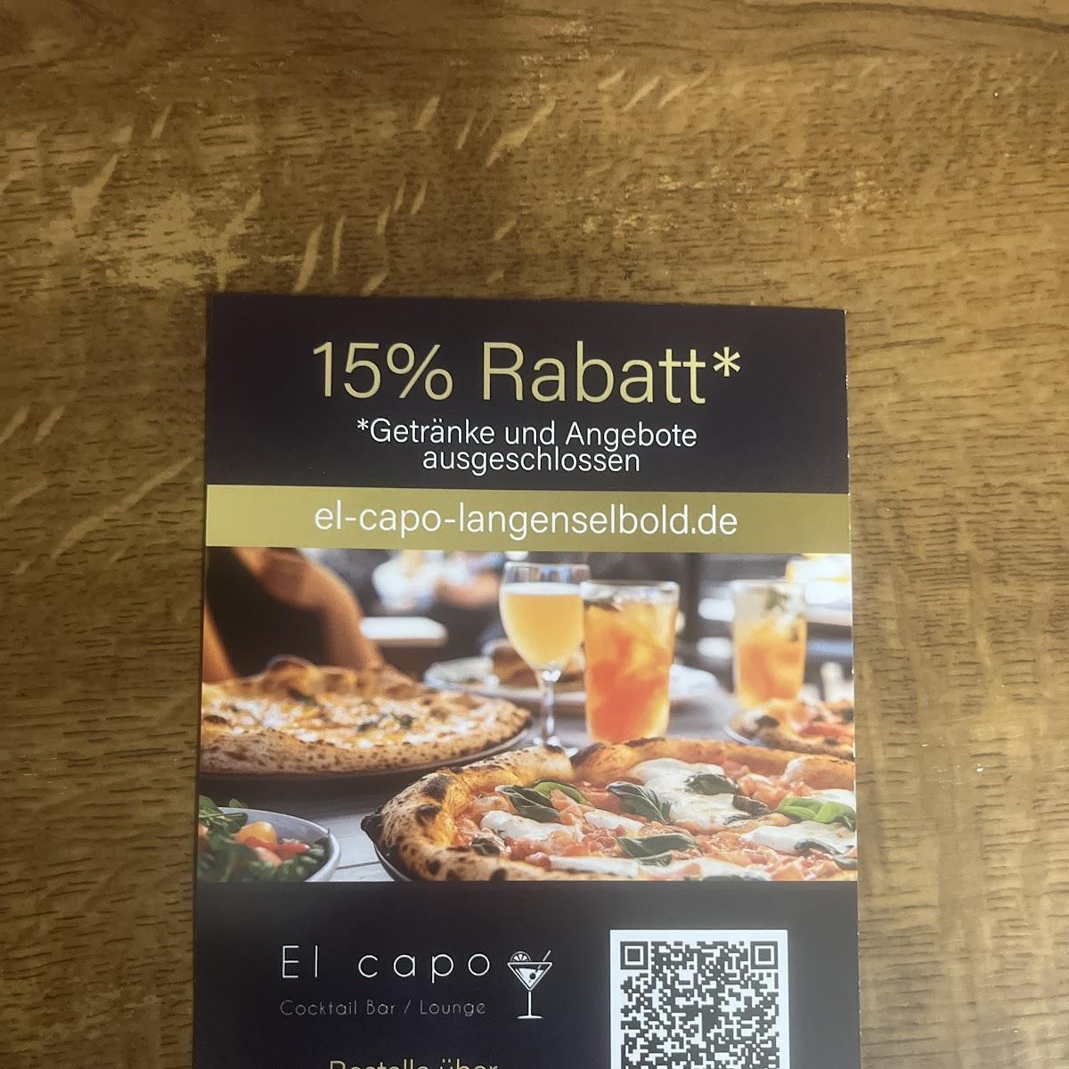 Restaurant "El capo Pizzeria" in Langenselbold