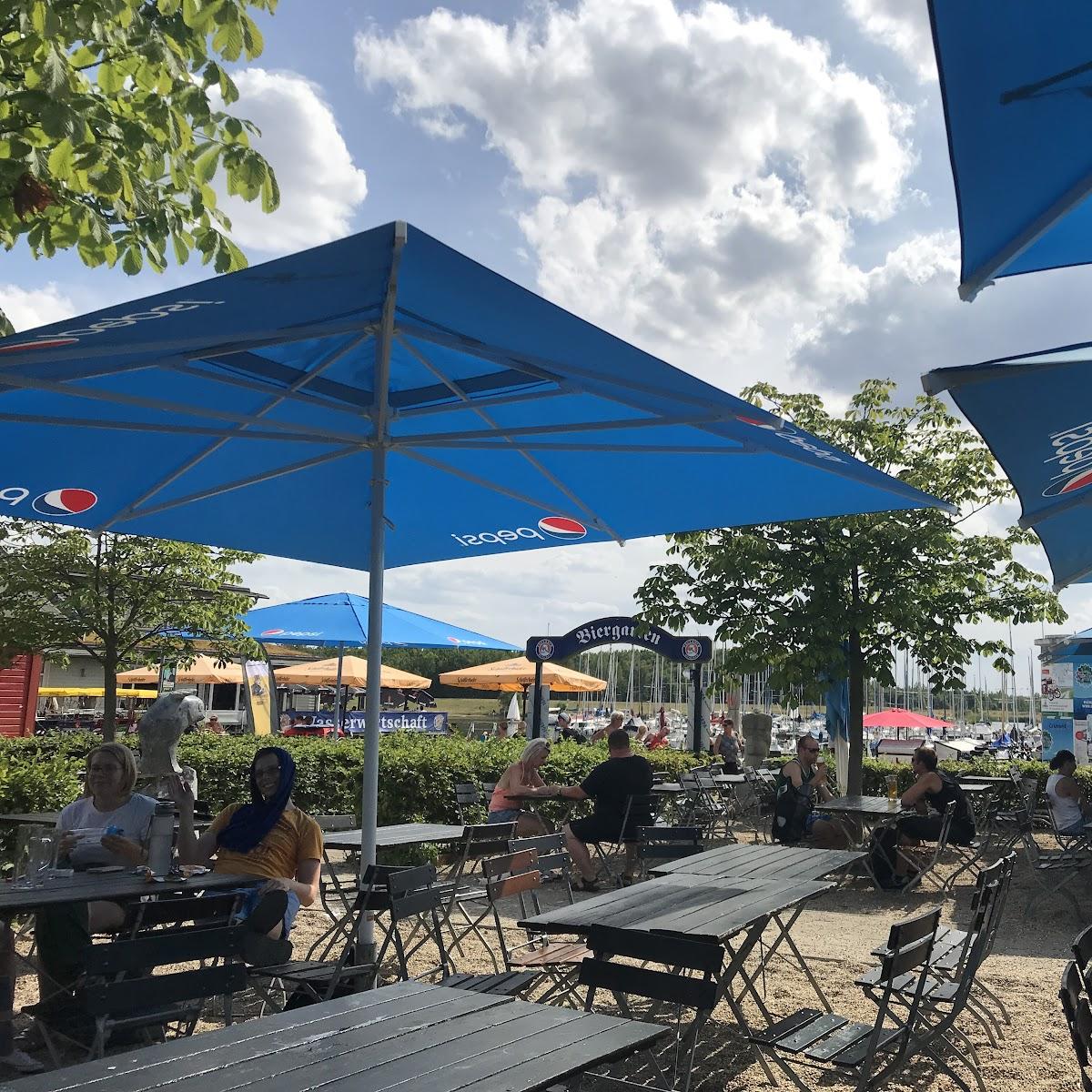 Restaurant "Biergarten Pier1 am Cospudener See" in Markkleeberg