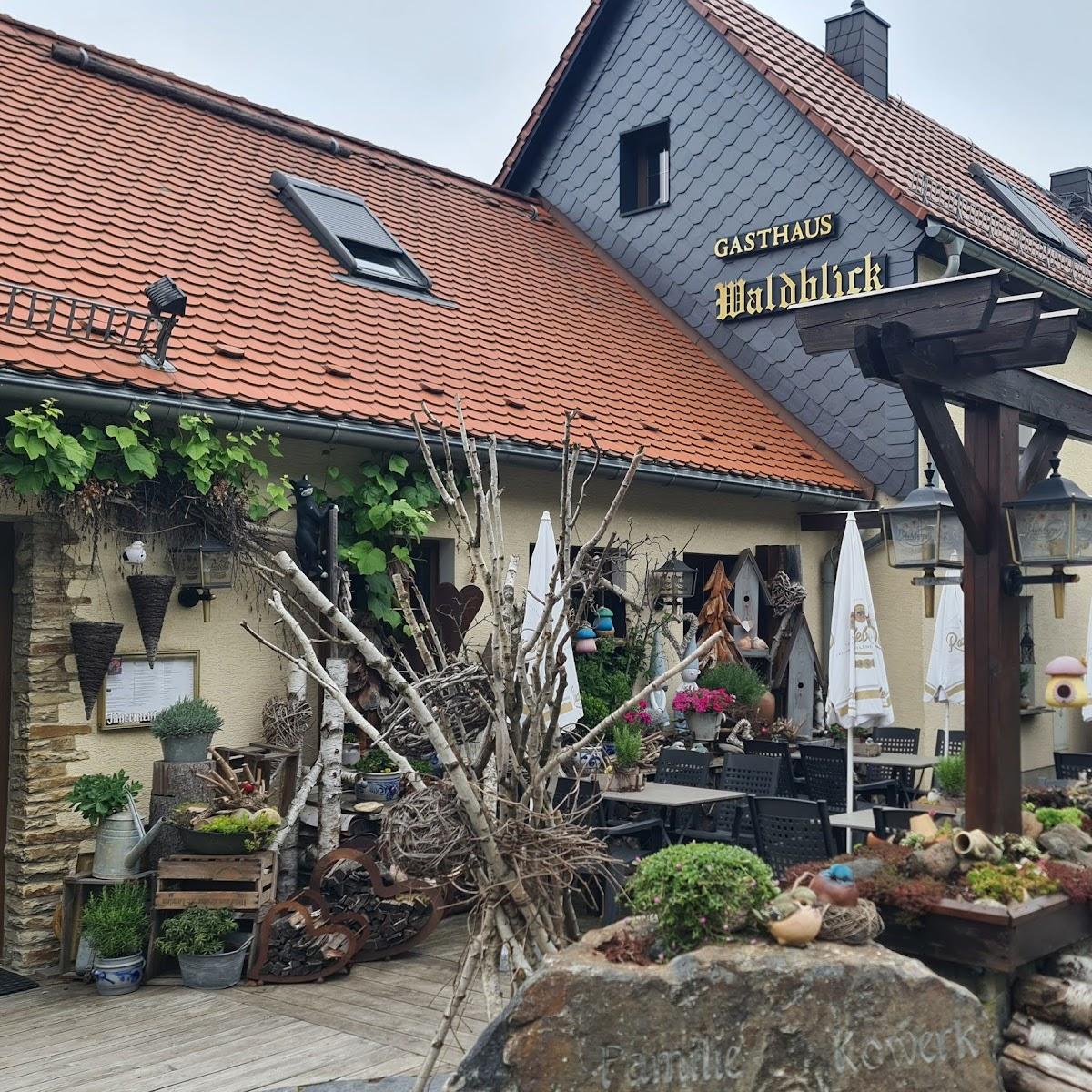 Restaurant "Gasthaus & Pension „Waldblick“" in Tharandt