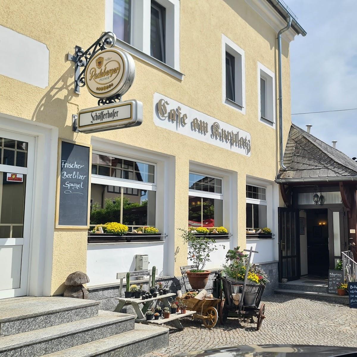 Restaurant "Restaurant Café Am Kurplatz" in Tharandt