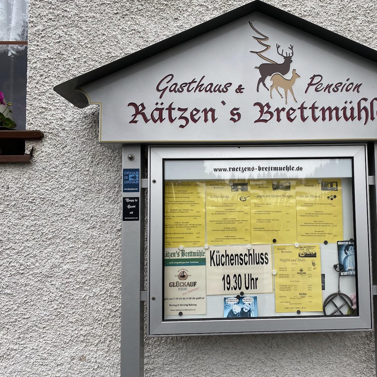Restaurant "Rätzens Brettmühle" in Marienberg