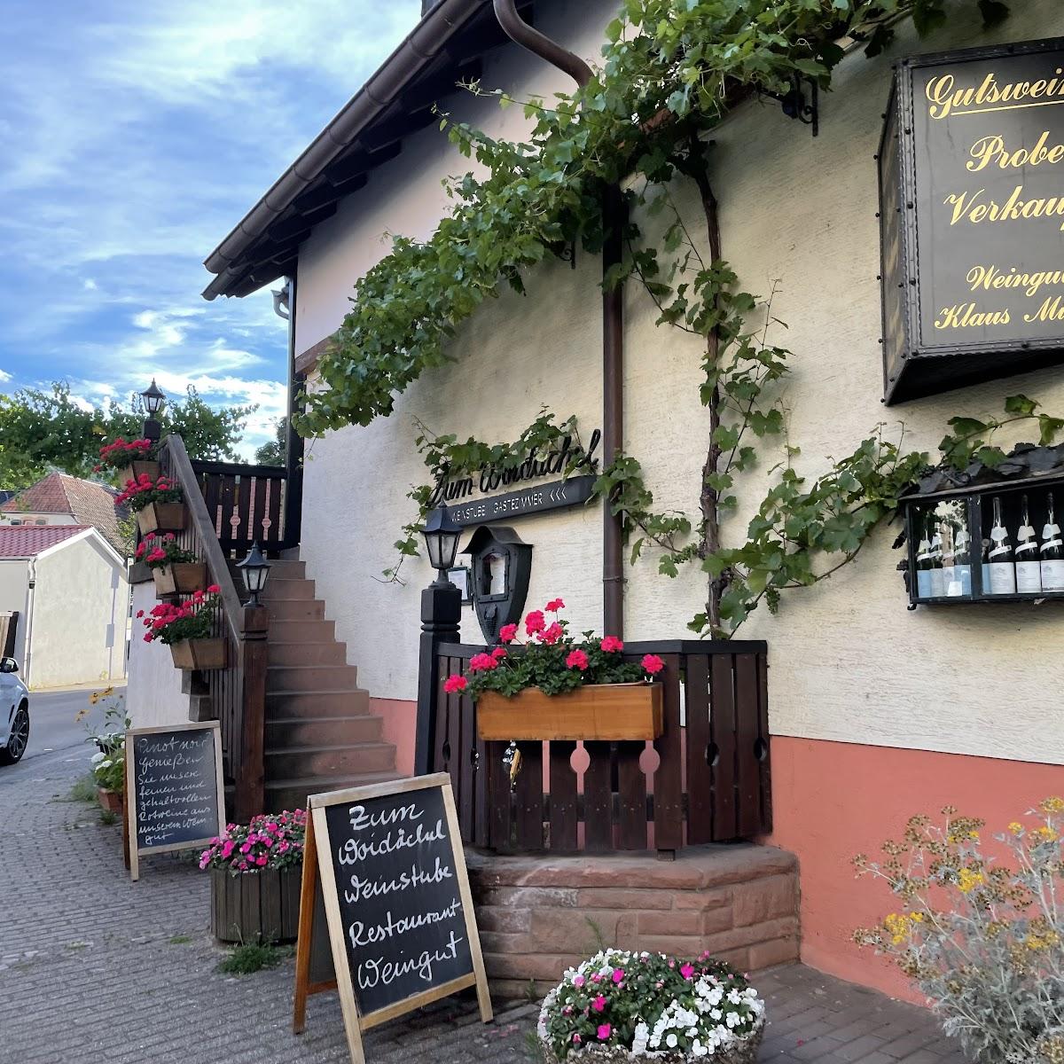 Restaurant "Weinstube Müllers Woidächel" in Ranschbach