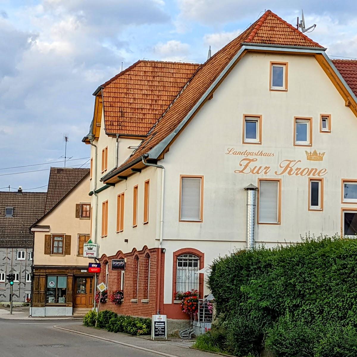 Restaurant "Zur Krone" in Hirrlingen