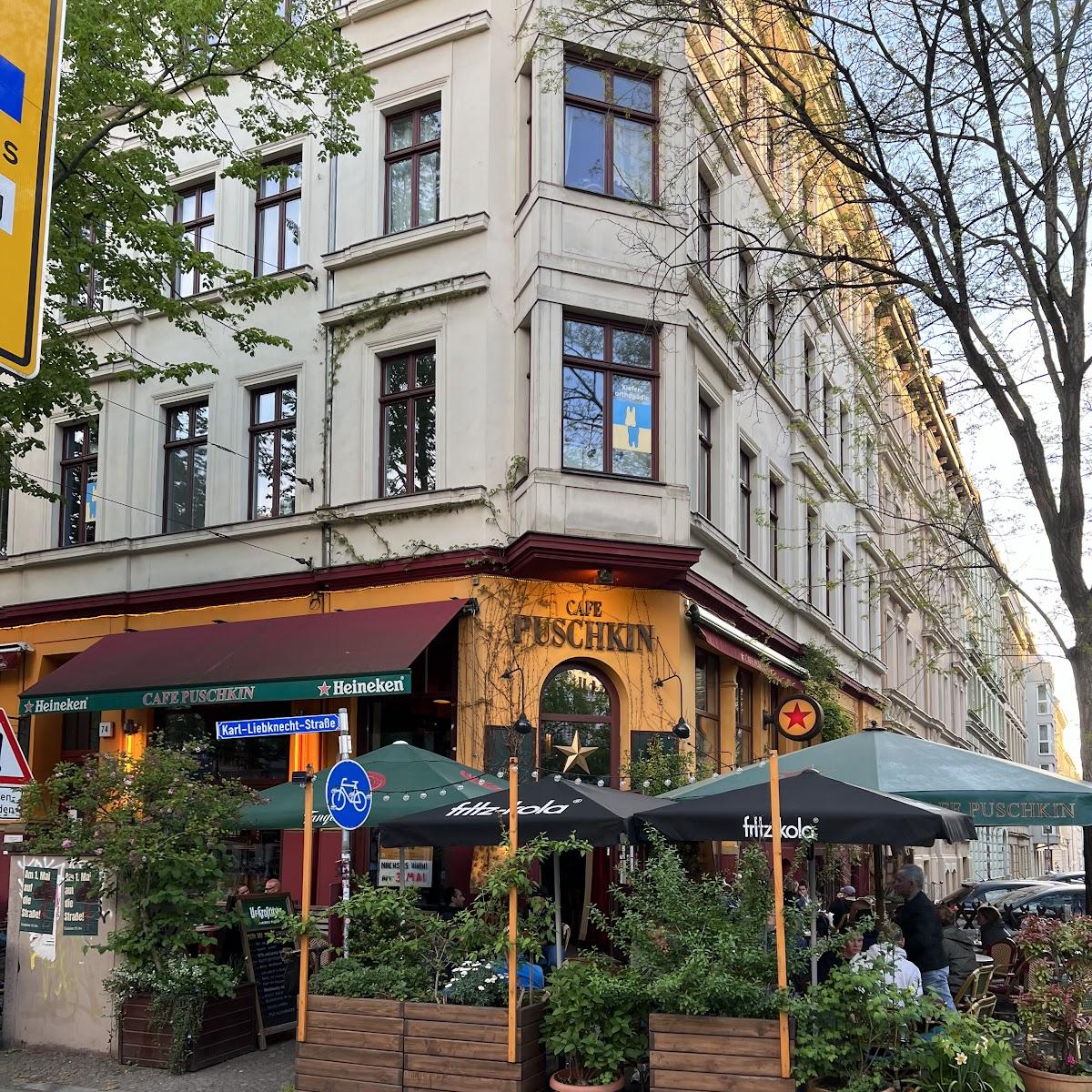 Restaurant "Café Puschkin" in Leipzig