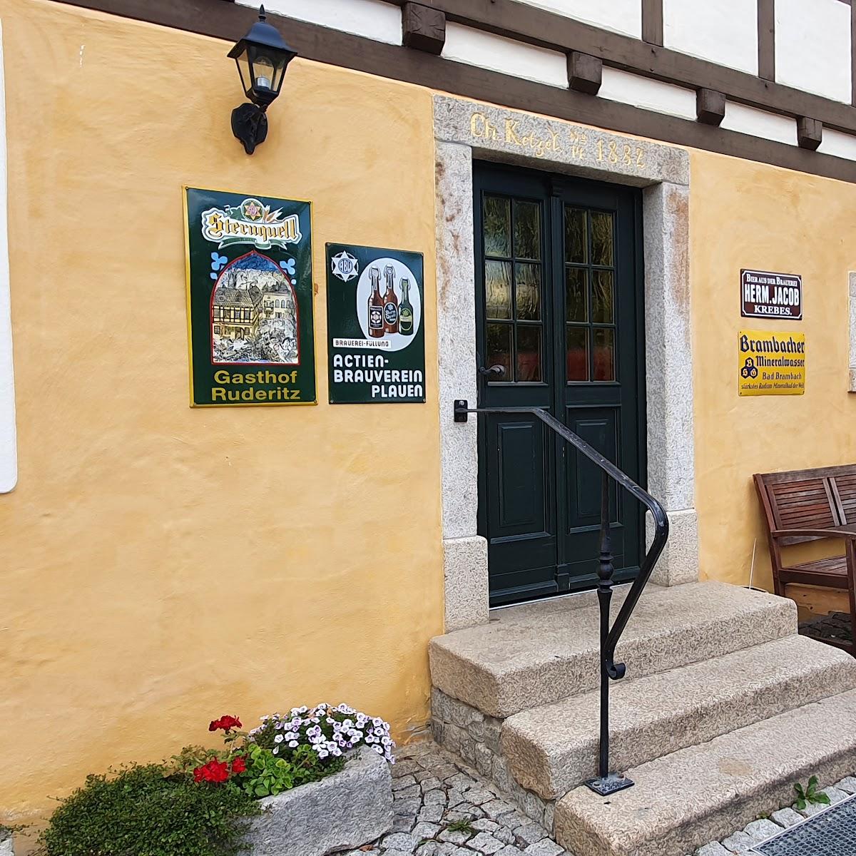 Restaurant "Historischer Gasthof Ruderitz" in Weischlitz