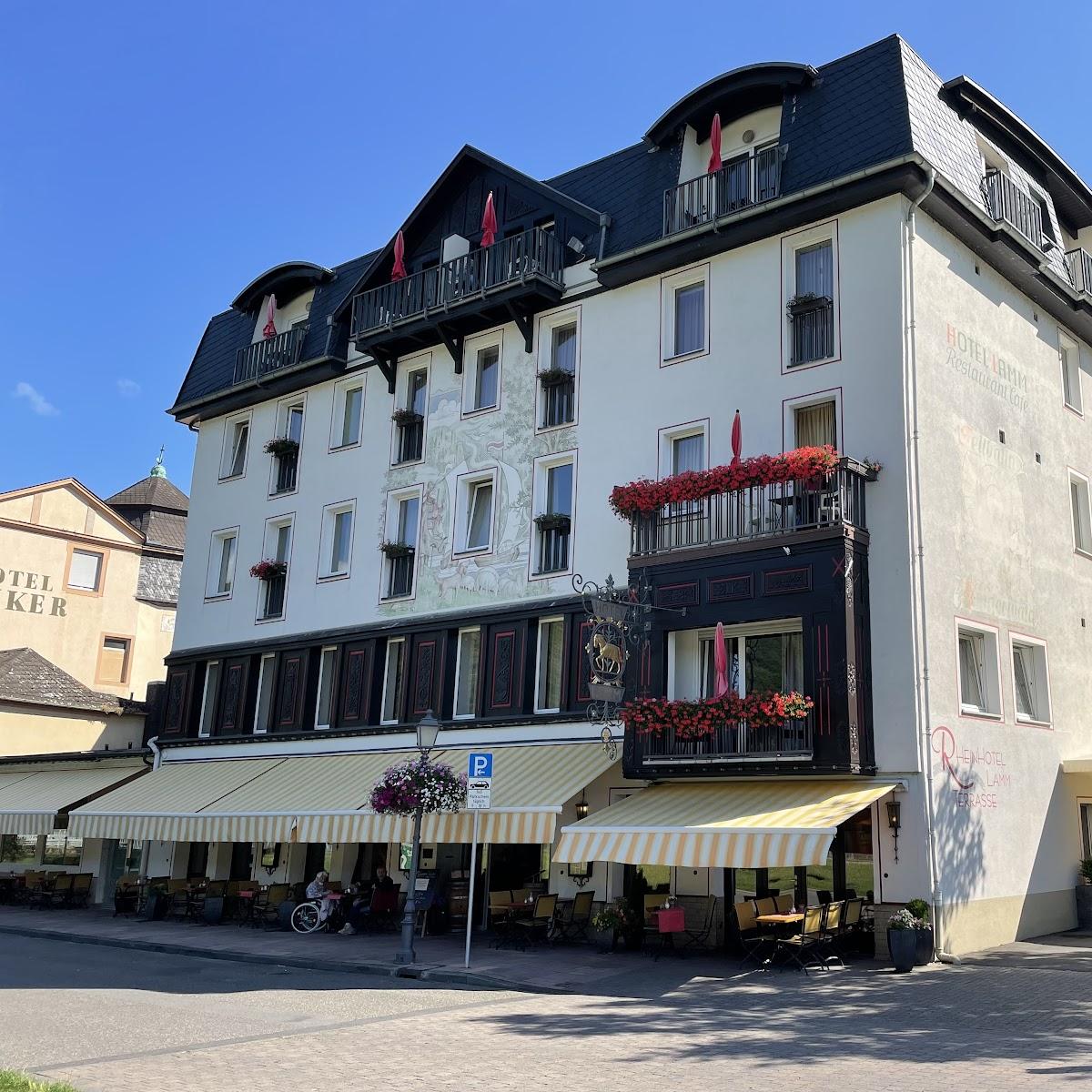 Restaurant "Rheinhotel Lamm Rüdesheim-Assmannshausen" in Rüdesheim am Rhein