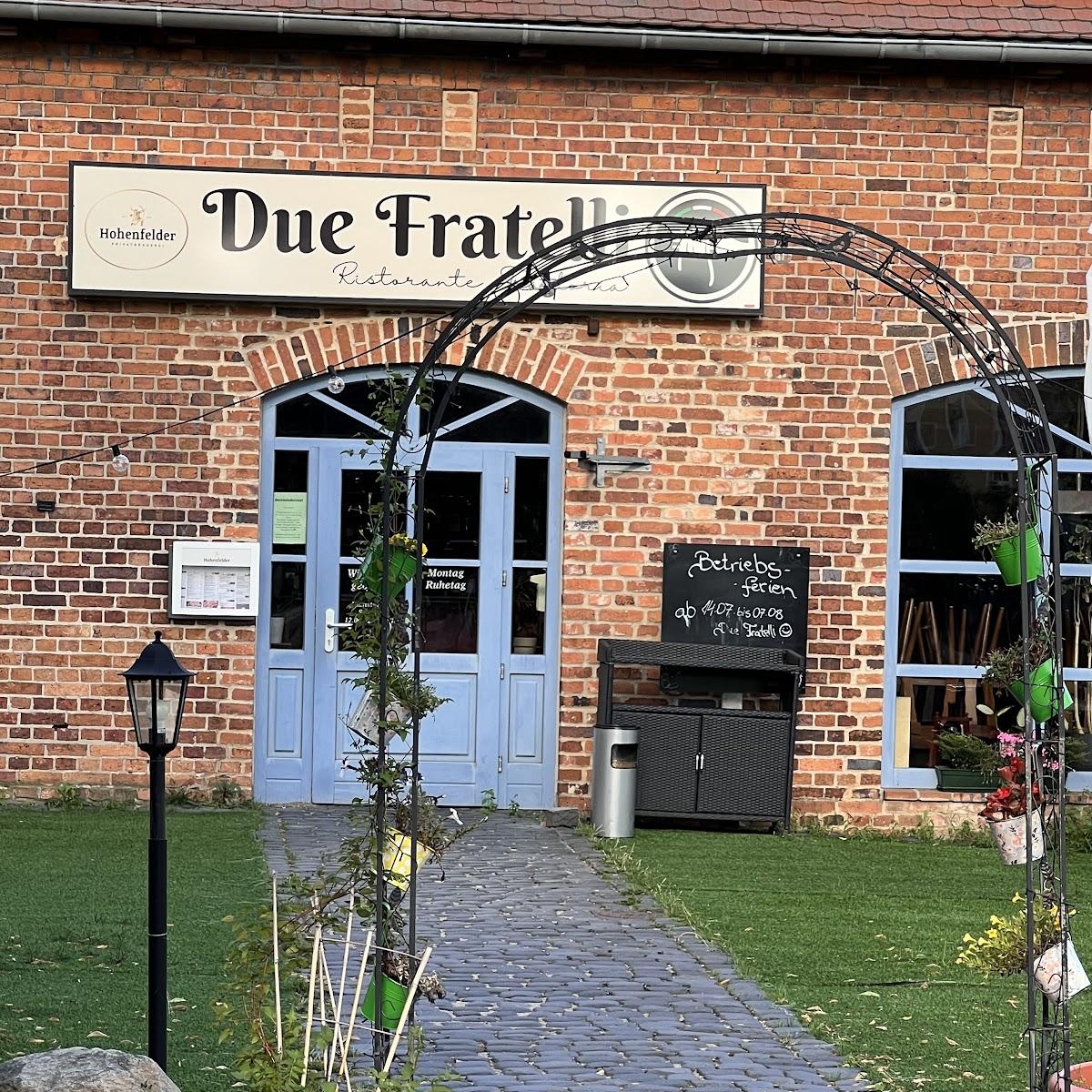 Restaurant "Due Fratelli" in Rietschen