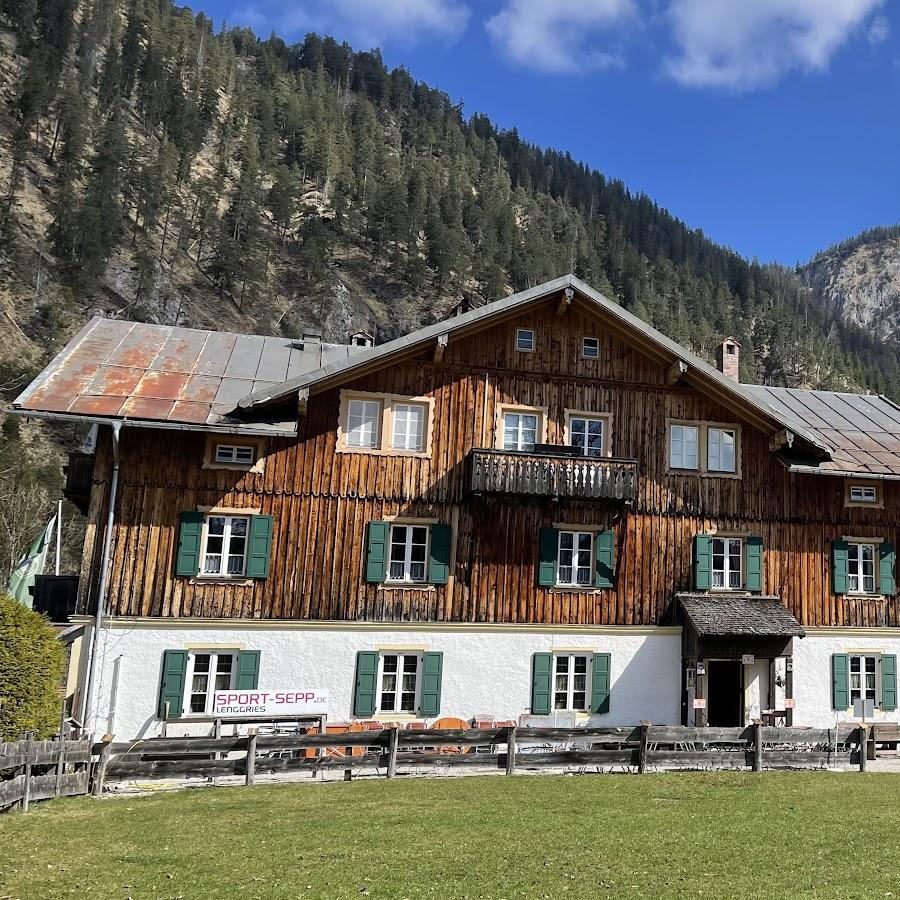 Restaurant "Gasthof Post Vorderriß" in Lenggries