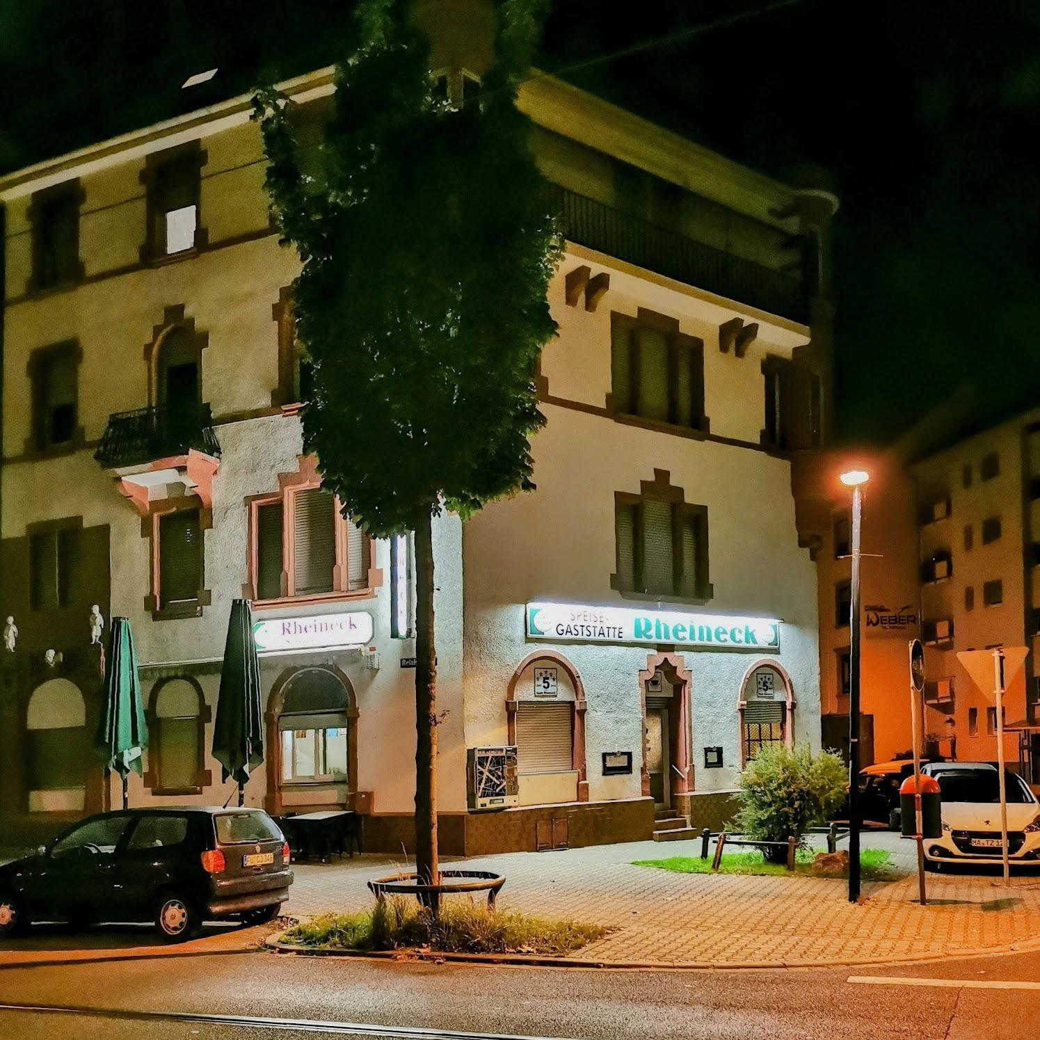 Restaurant "Speise-Gaststatte Rheineck" in Mannheim