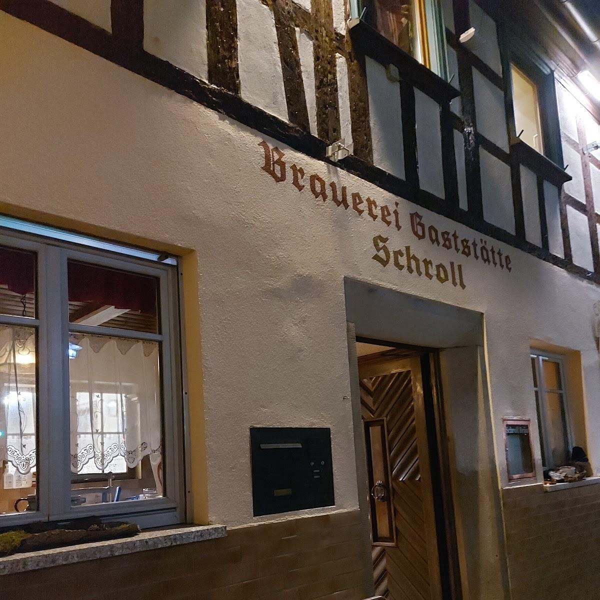 Restaurant "Brauerei Schroll" in Reckendorf