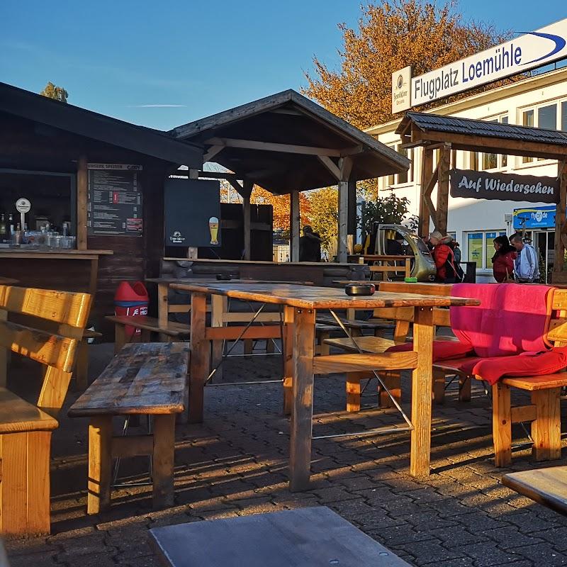 Restaurant "Vest Alm Biergarten am Flugplatz Loemühle" in Marl