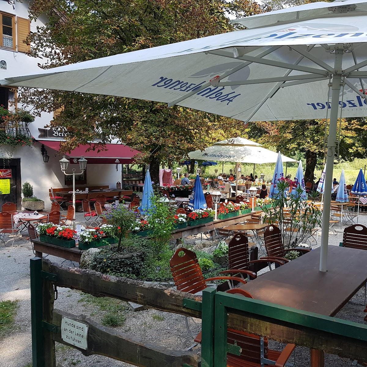 Restaurant "Gaststätte Brückenwirt" in Pullach im Isartal