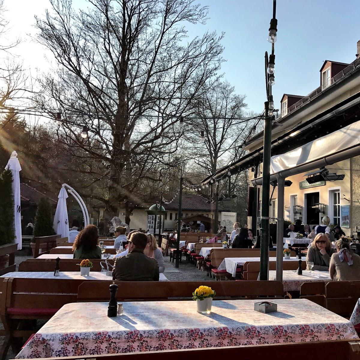 Restaurant "Waldwirtschaft Wawi - Biergarten und Restaurant" in Pullach im Isartal