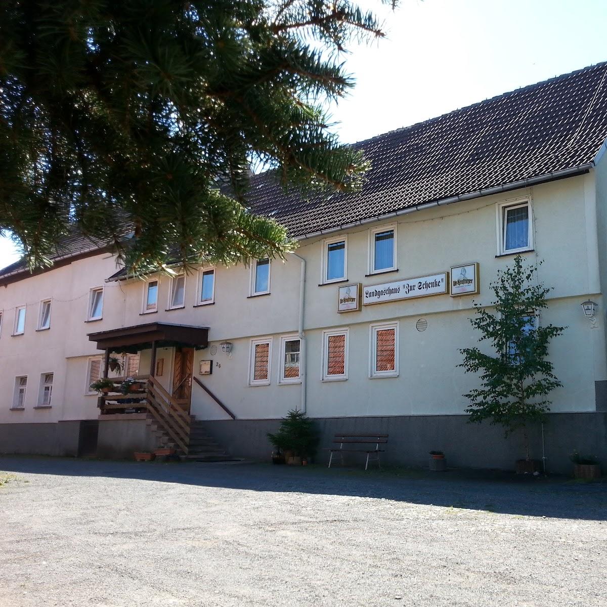 Restaurant "Landgasthof Gaststätte  Zur Schenke " in Südharz
