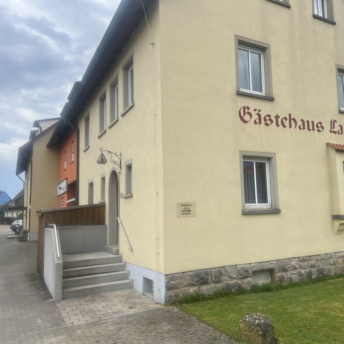 Restaurant "Lamm" in Gebsattel