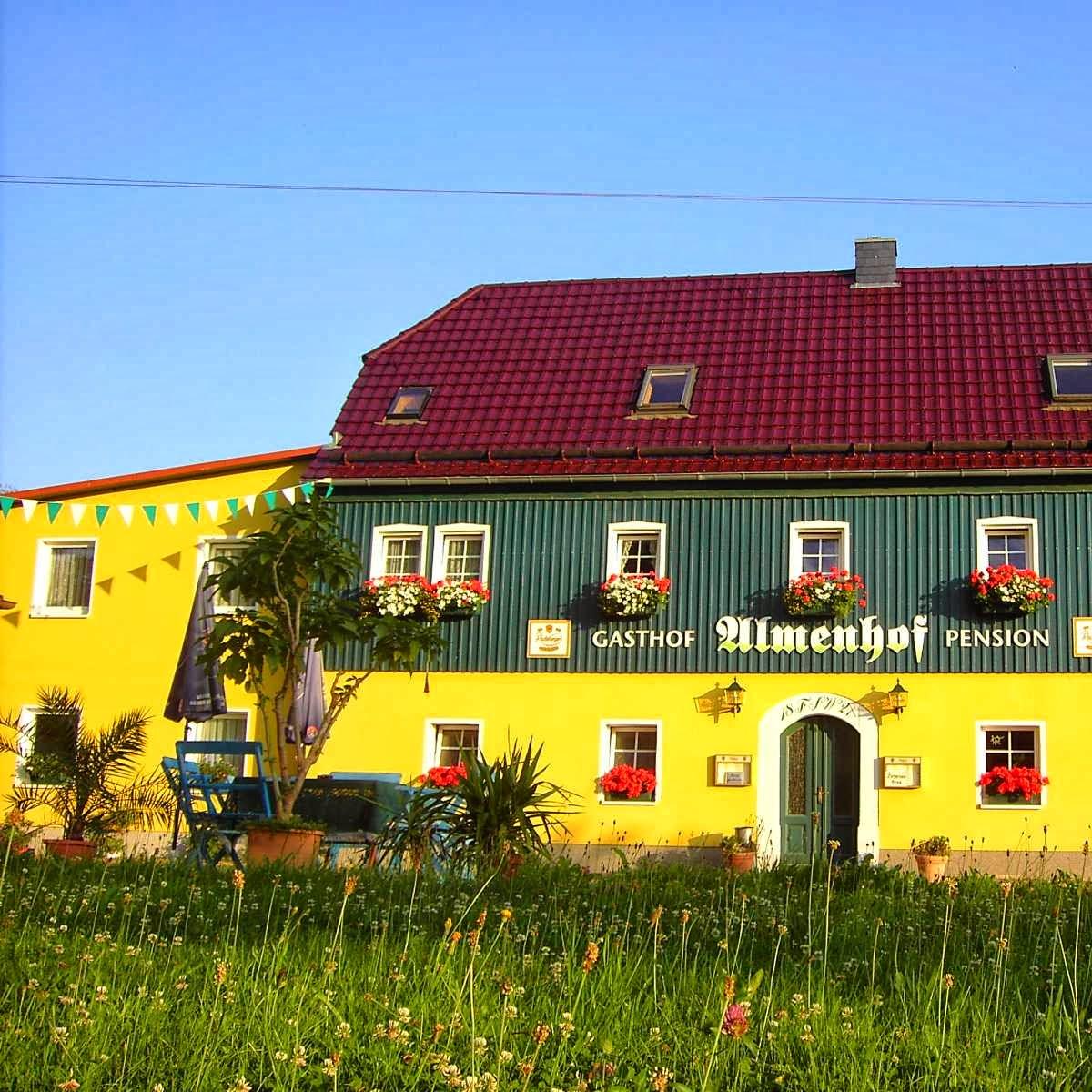Restaurant "Bikergasthof Almenhof" in Hohnstein