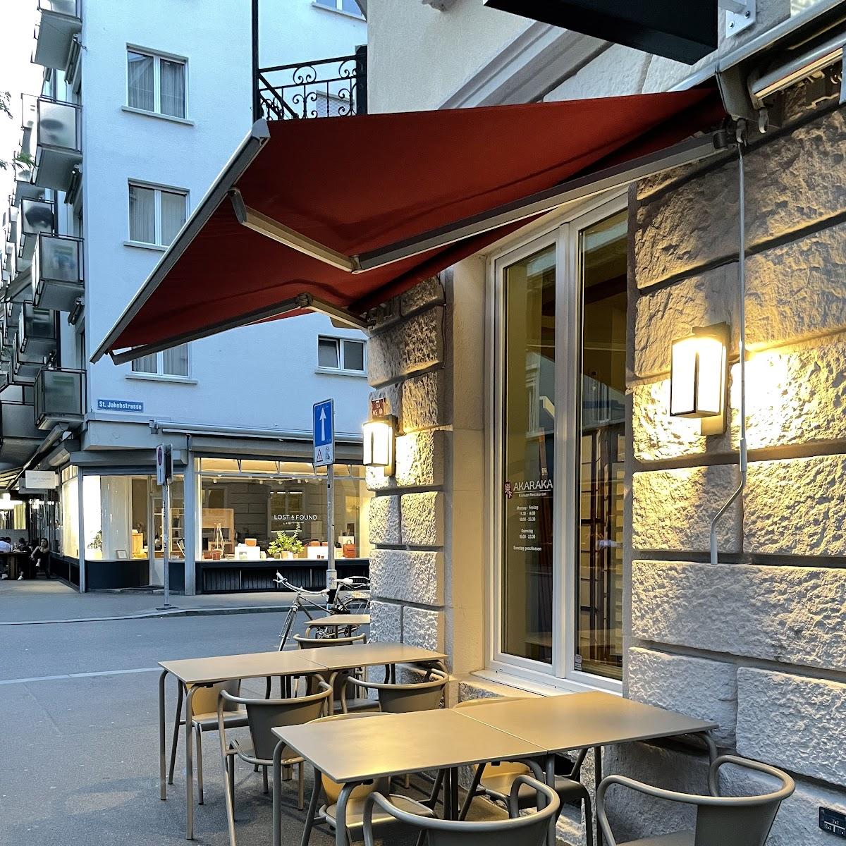 Restaurant "Akaraka" in Zürich
