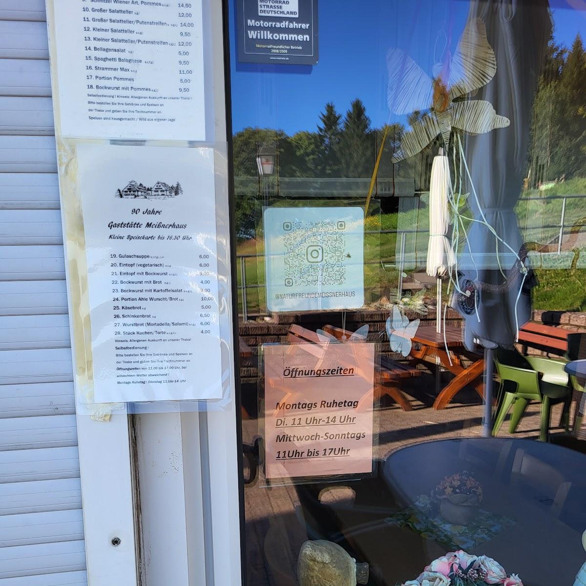 Restaurant "Gaststätte Meißnerhaus" in Hessisch Lichtenau